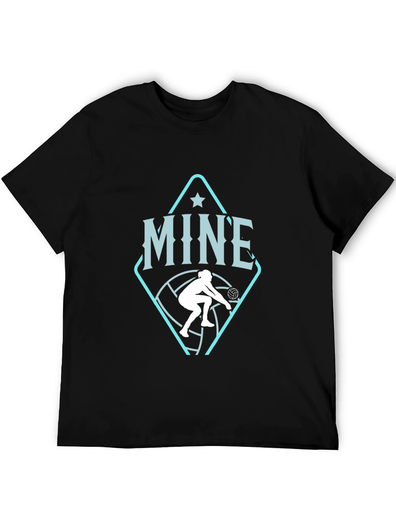 Volleyball Player Graphic Tee -  MINE