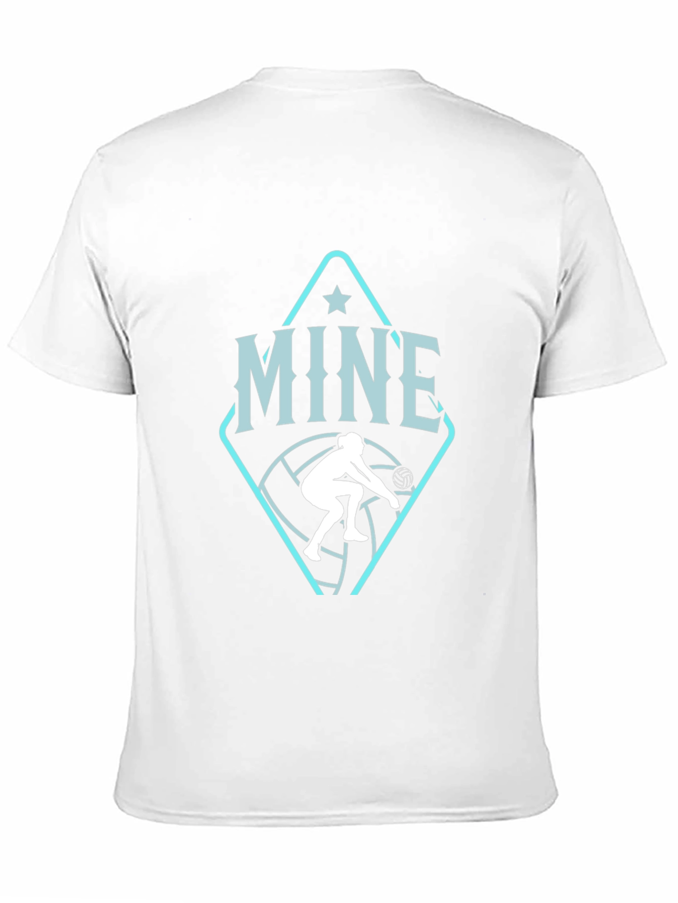 Volleyball Player Graphic Tee -  MINE