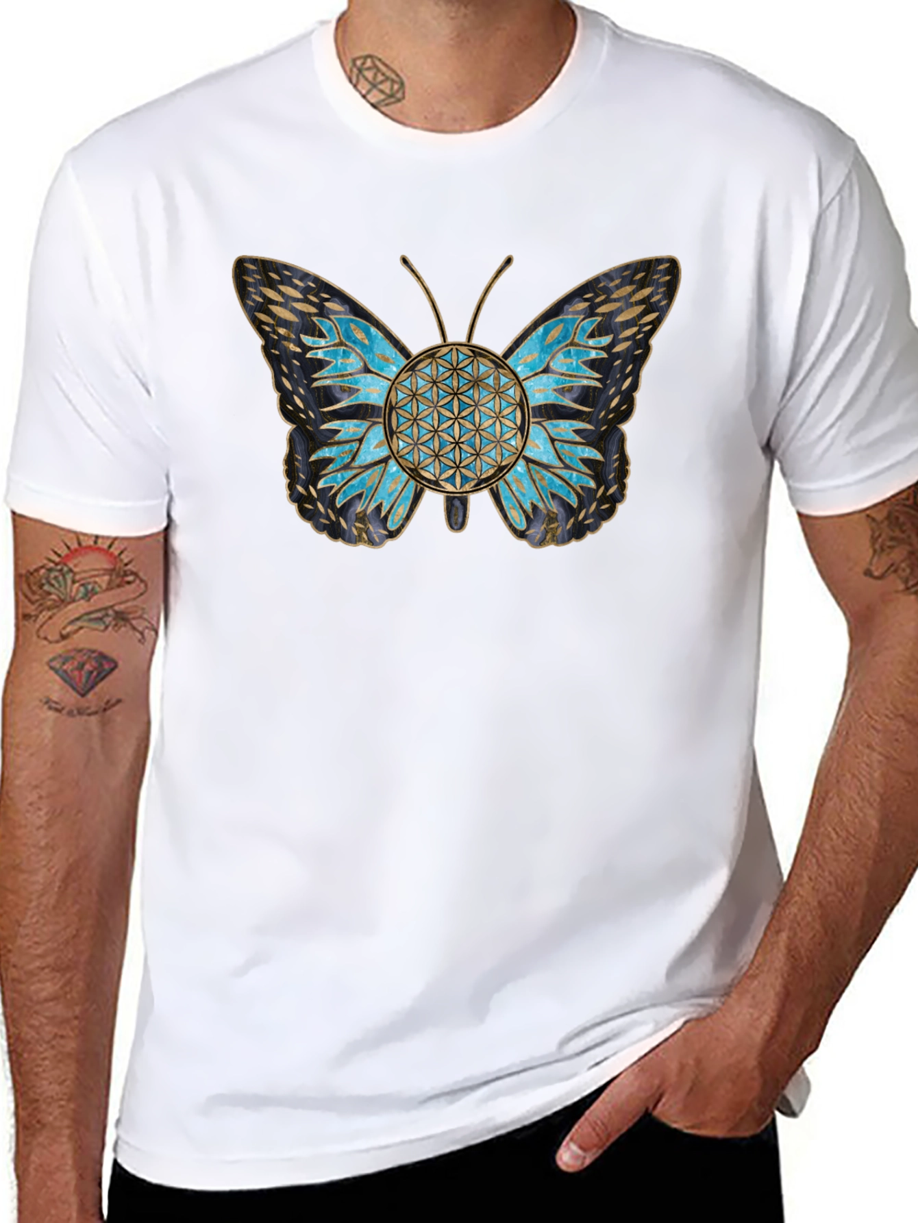 Butterfly Geometric T-Shirt