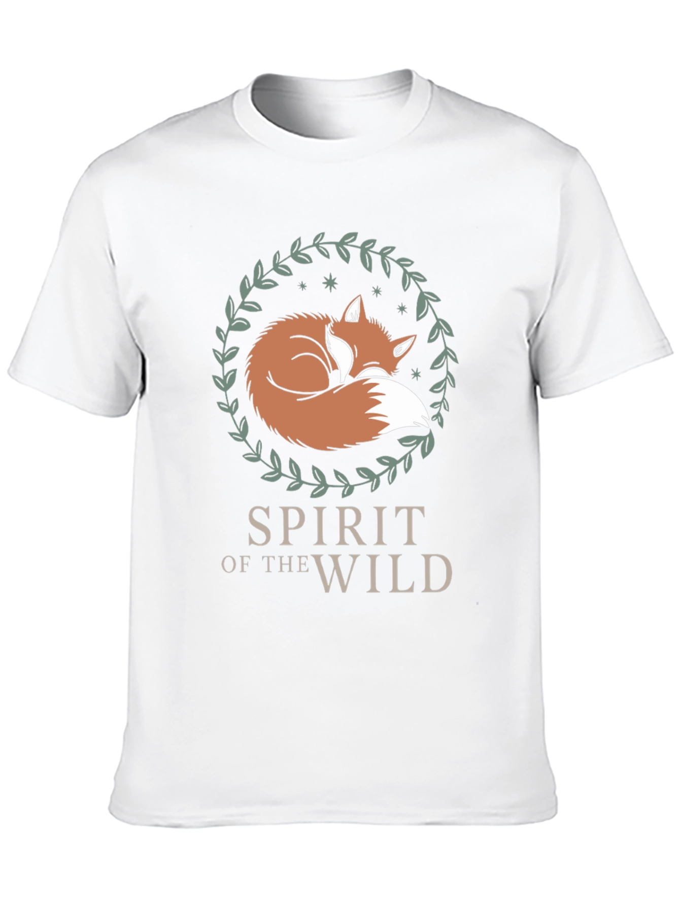 Spirit of the Wild Fox Graphic Tee - Black