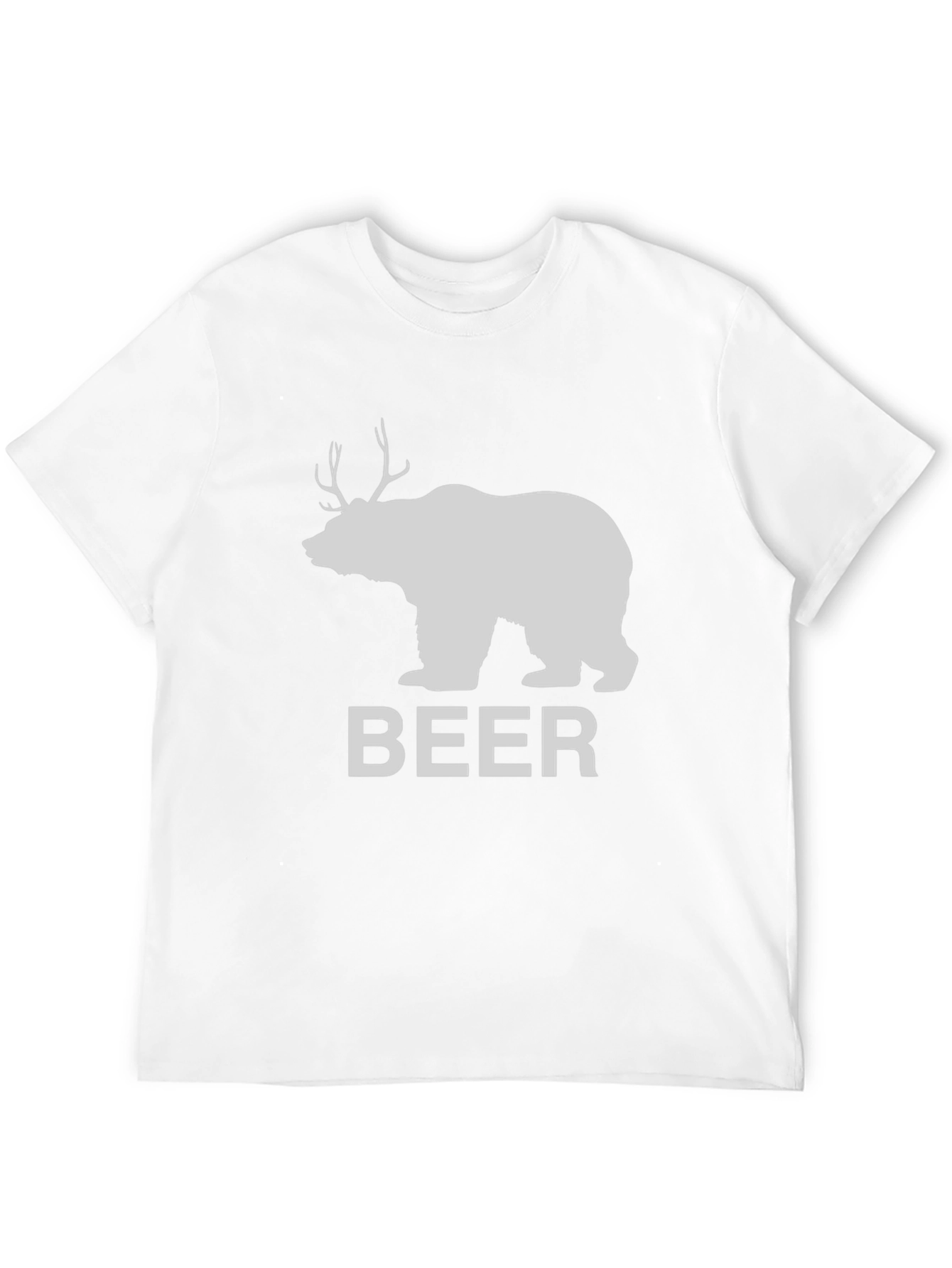 Bear Deer Funny Mens Graphic Tee