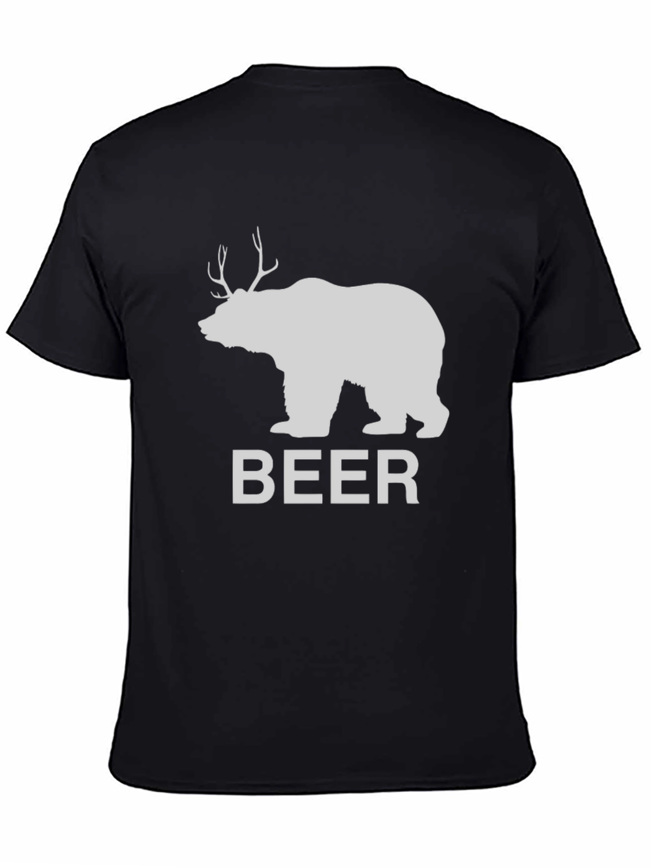 Bear Deer Funny Mens Graphic Tee