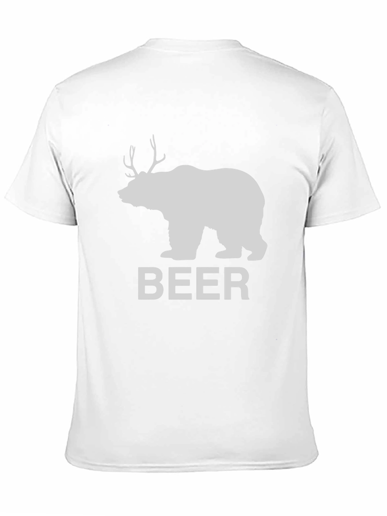 Bear Deer Funny Mens Graphic Tee