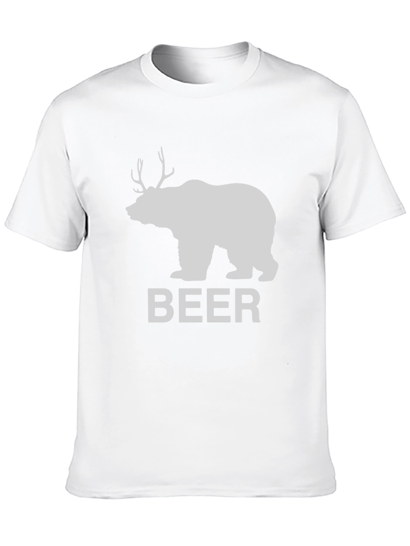 Bear Deer Funny Mens Graphic Tee