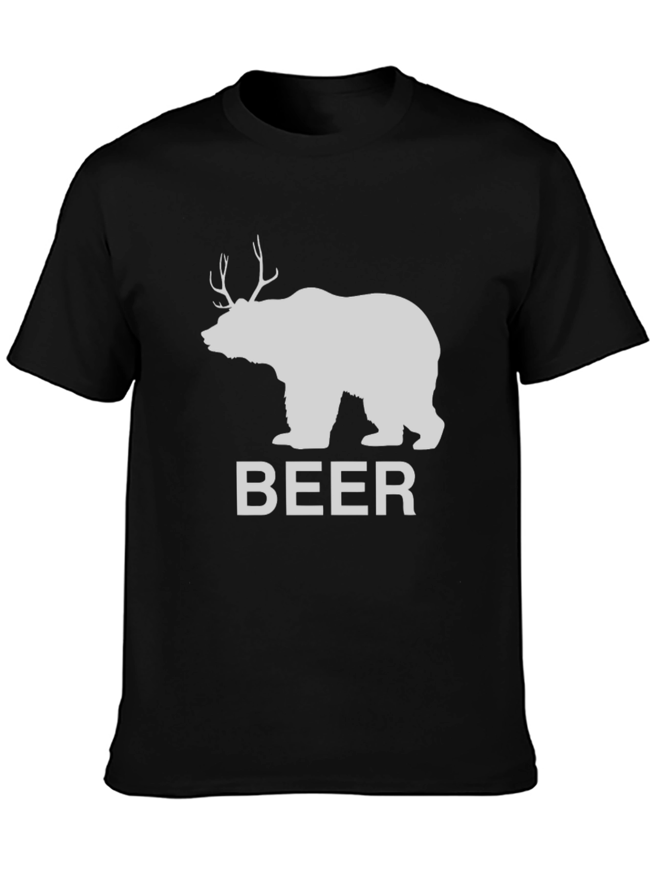 Bear Deer Funny Mens Graphic Tee
