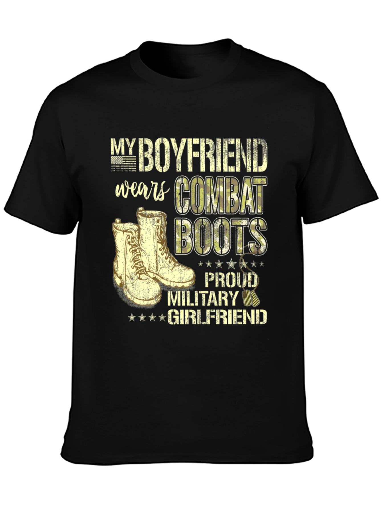 Proud Military Girlfriend T-Shirt