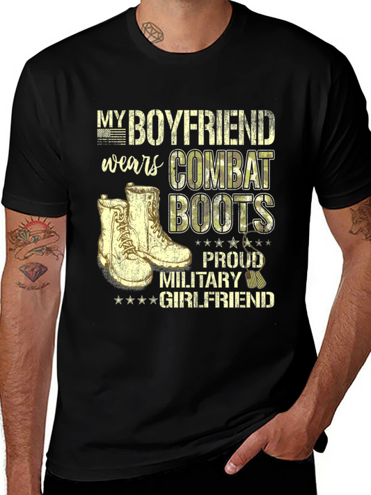 Proud Military Girlfriend T-Shirt