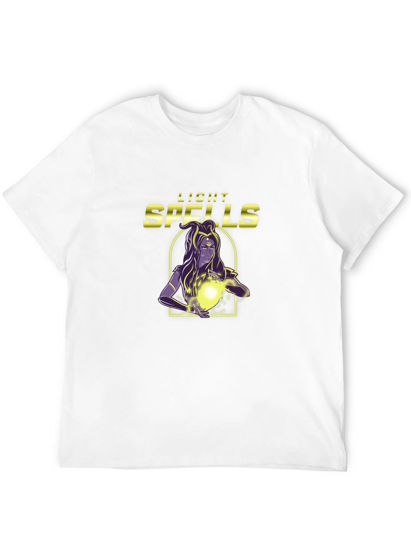 Light Spells Graphic T-Shirt - Black Cotton Tee