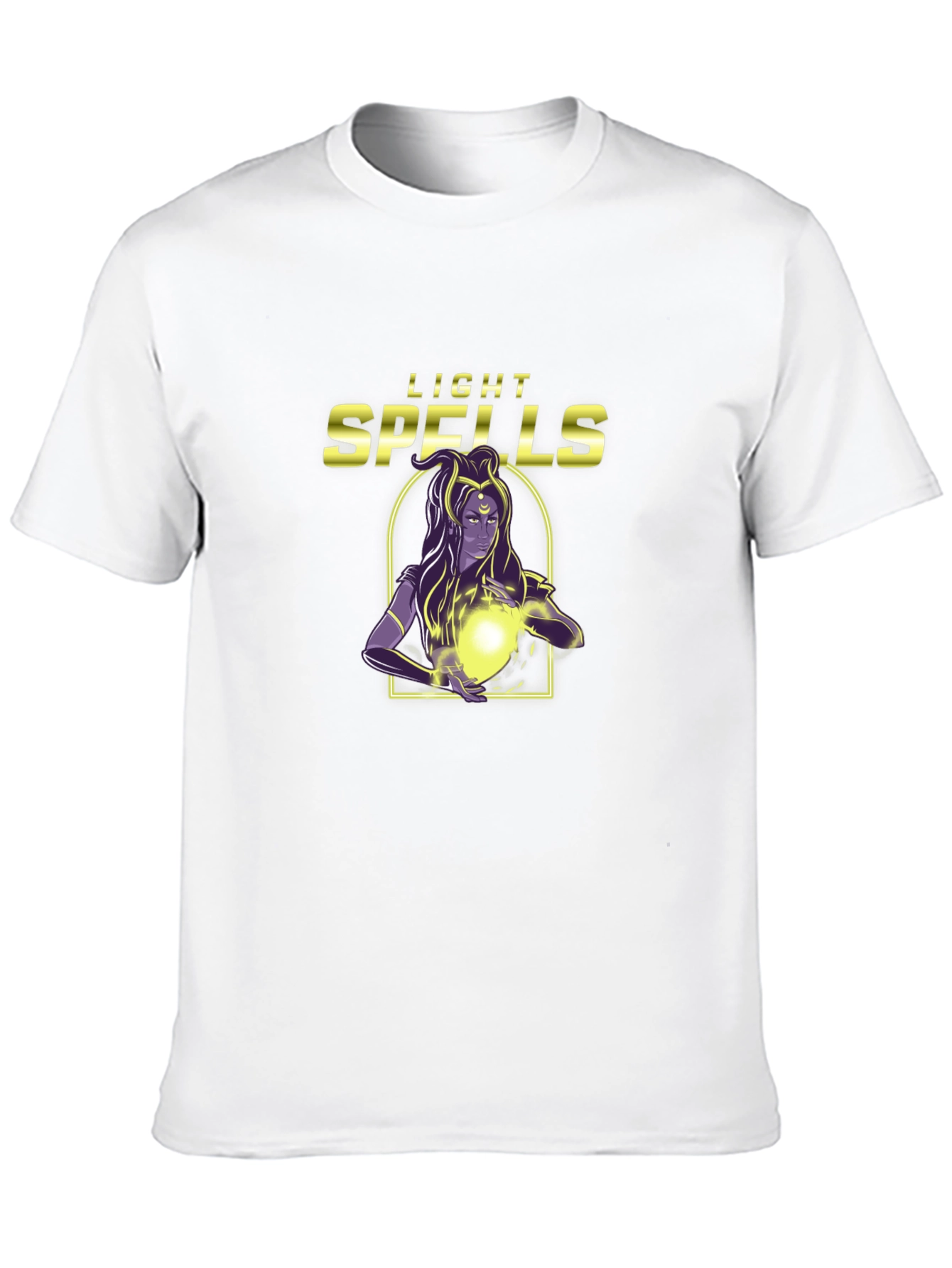 Light Spells Graphic T-Shirt - Black Cotton Tee