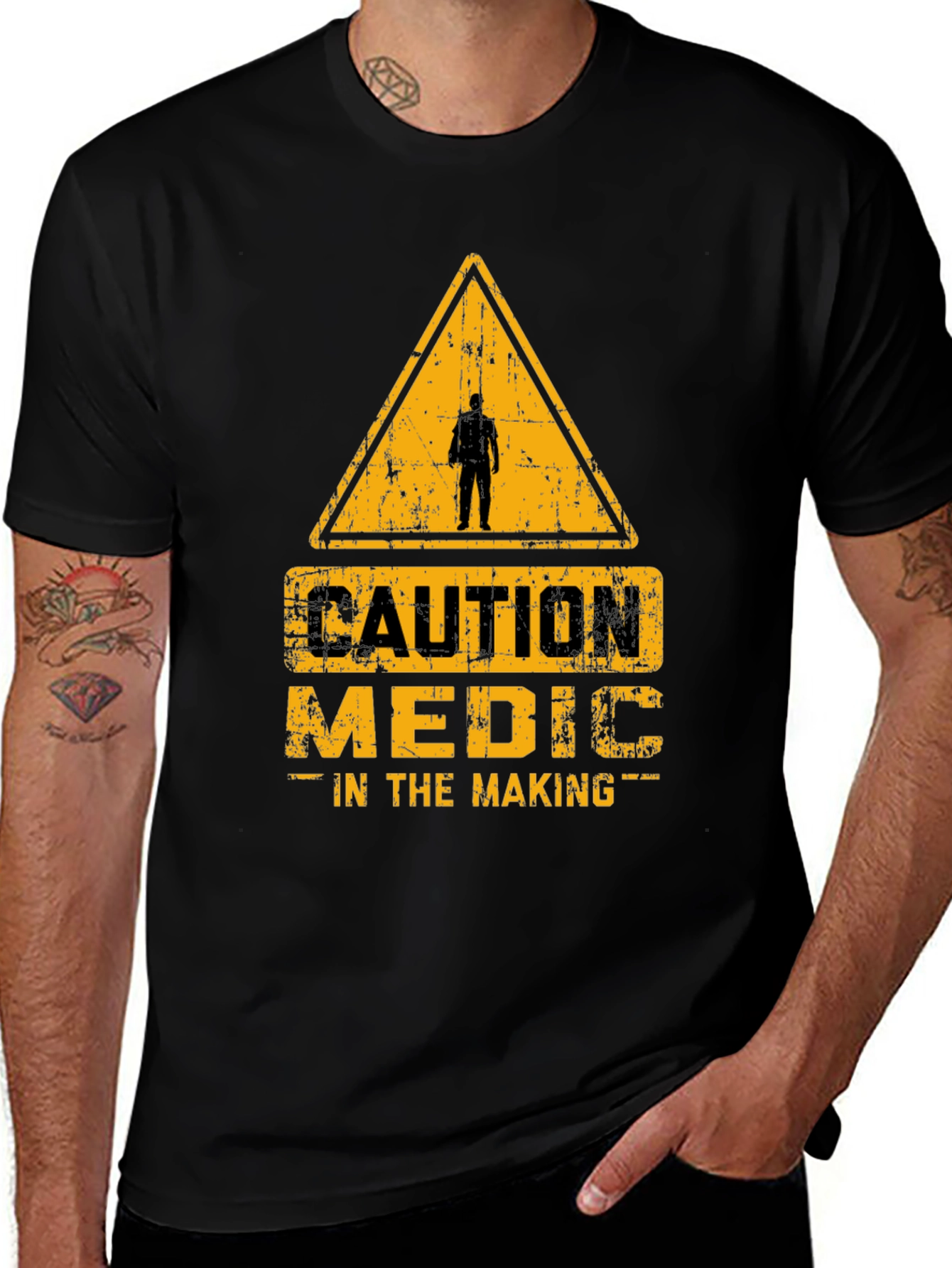 Caution Medic in the Making Graphic Tee