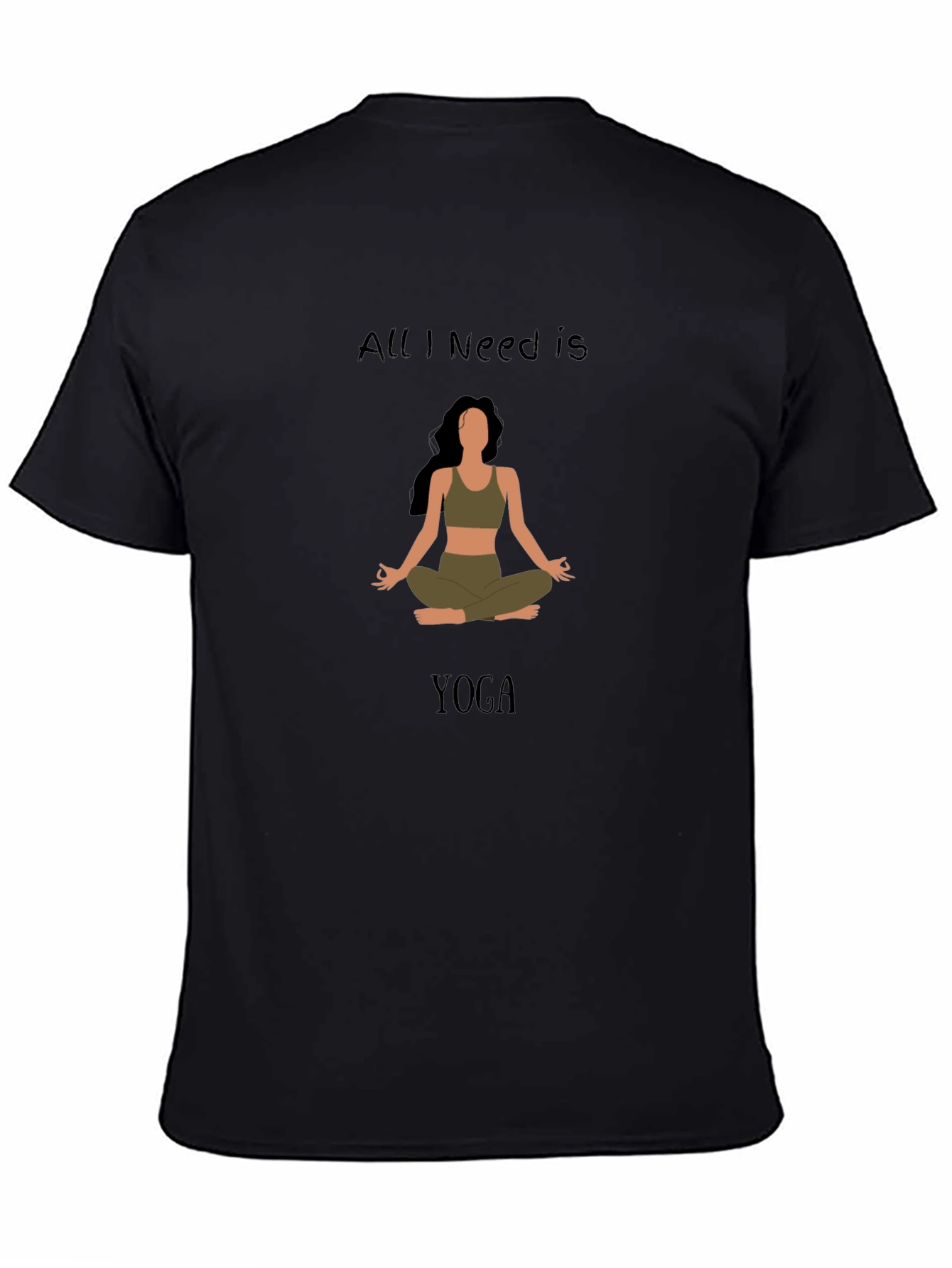 All I Need Is Yoga Graphic T-Shirt