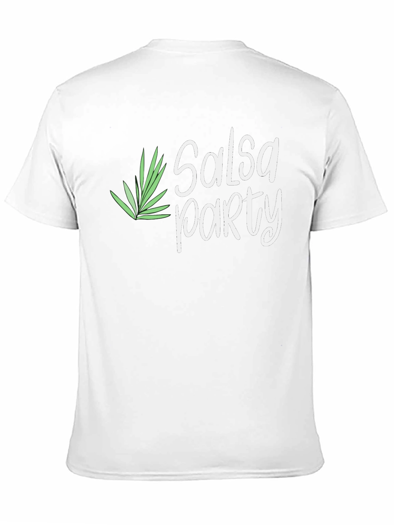 Salsa Party Graphic Tee - Black Cotton T-Shirt