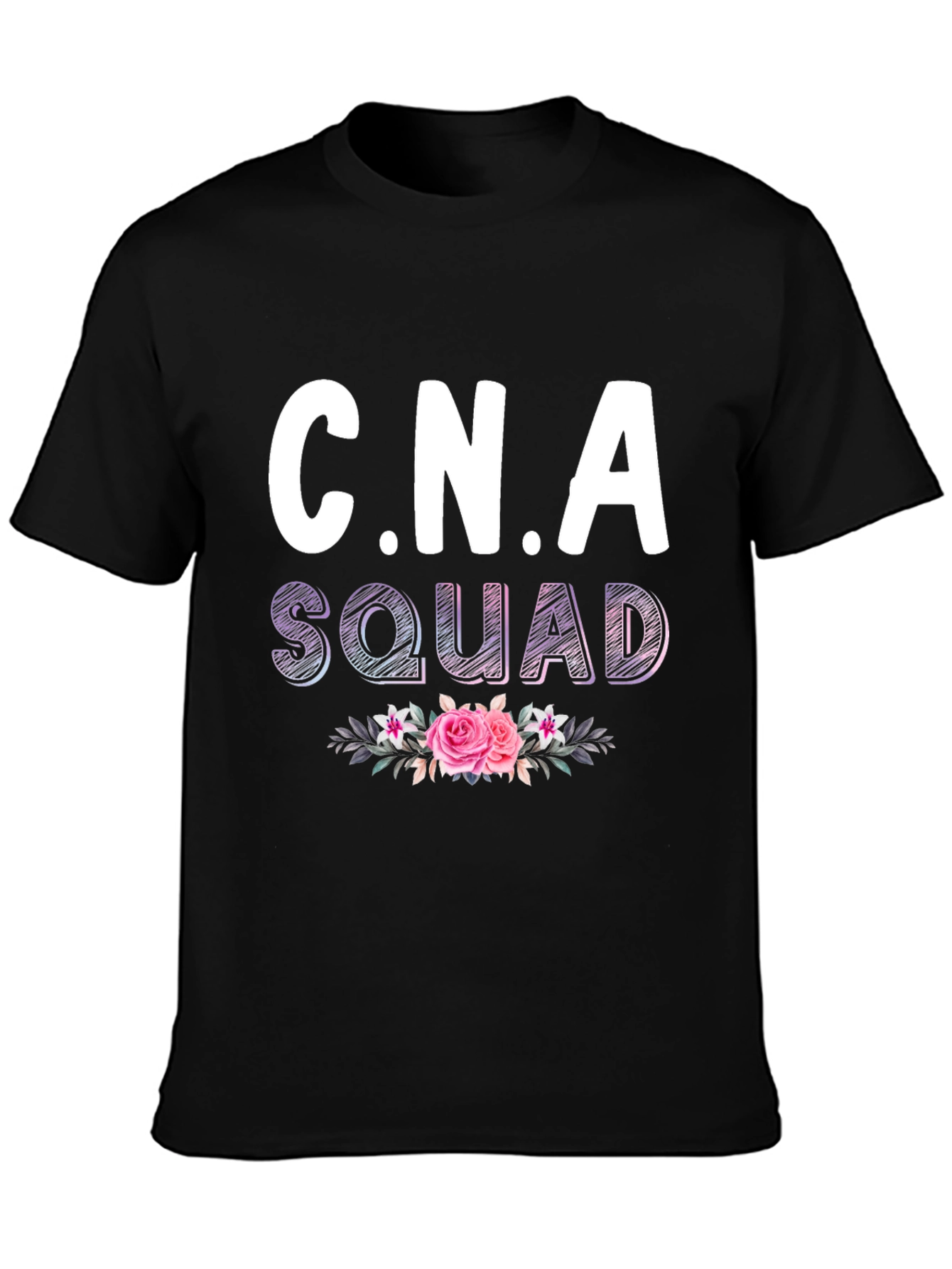 CNA Squad Floral T-Shirt