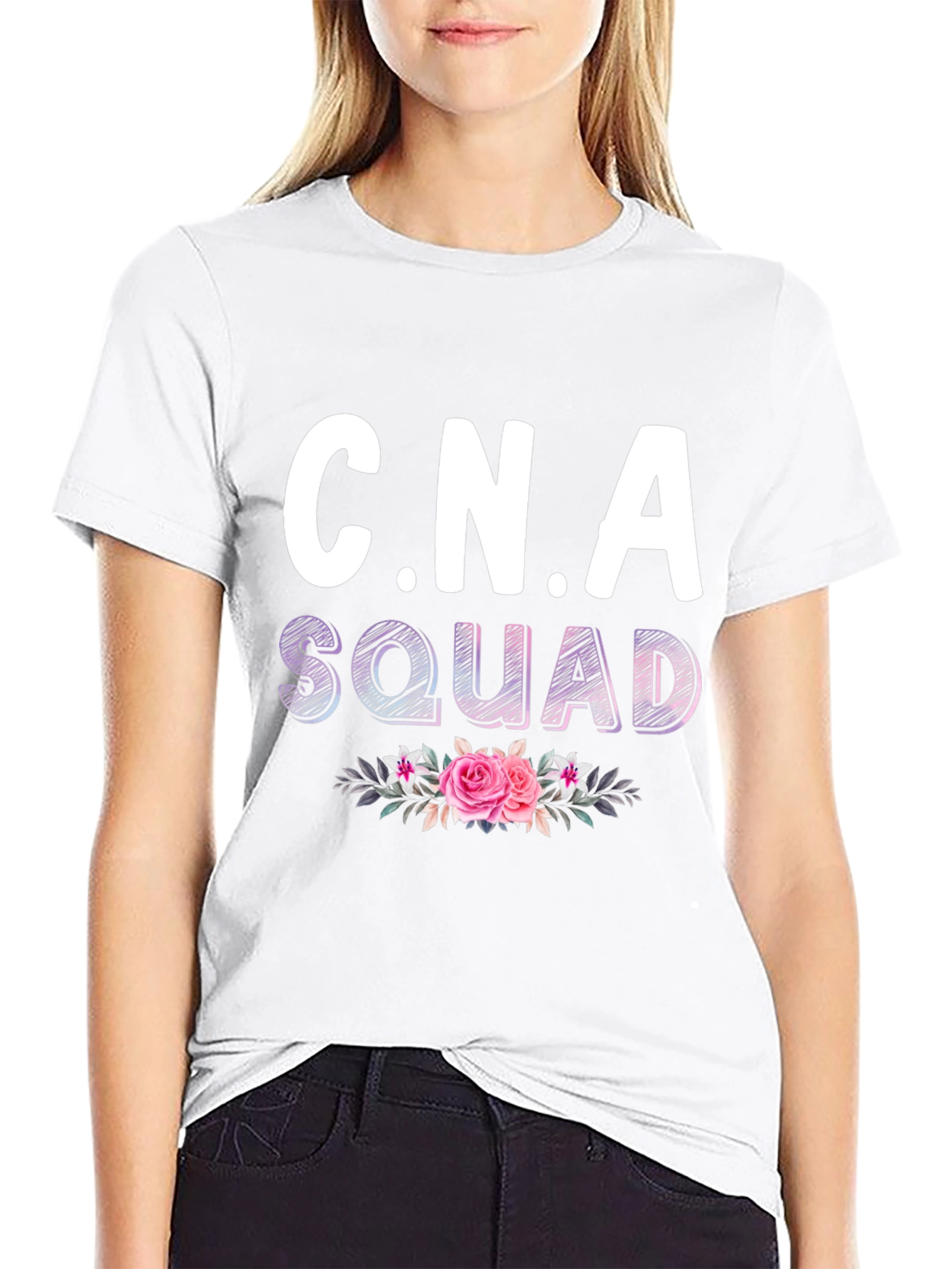 CNA Squad Floral T-Shirt