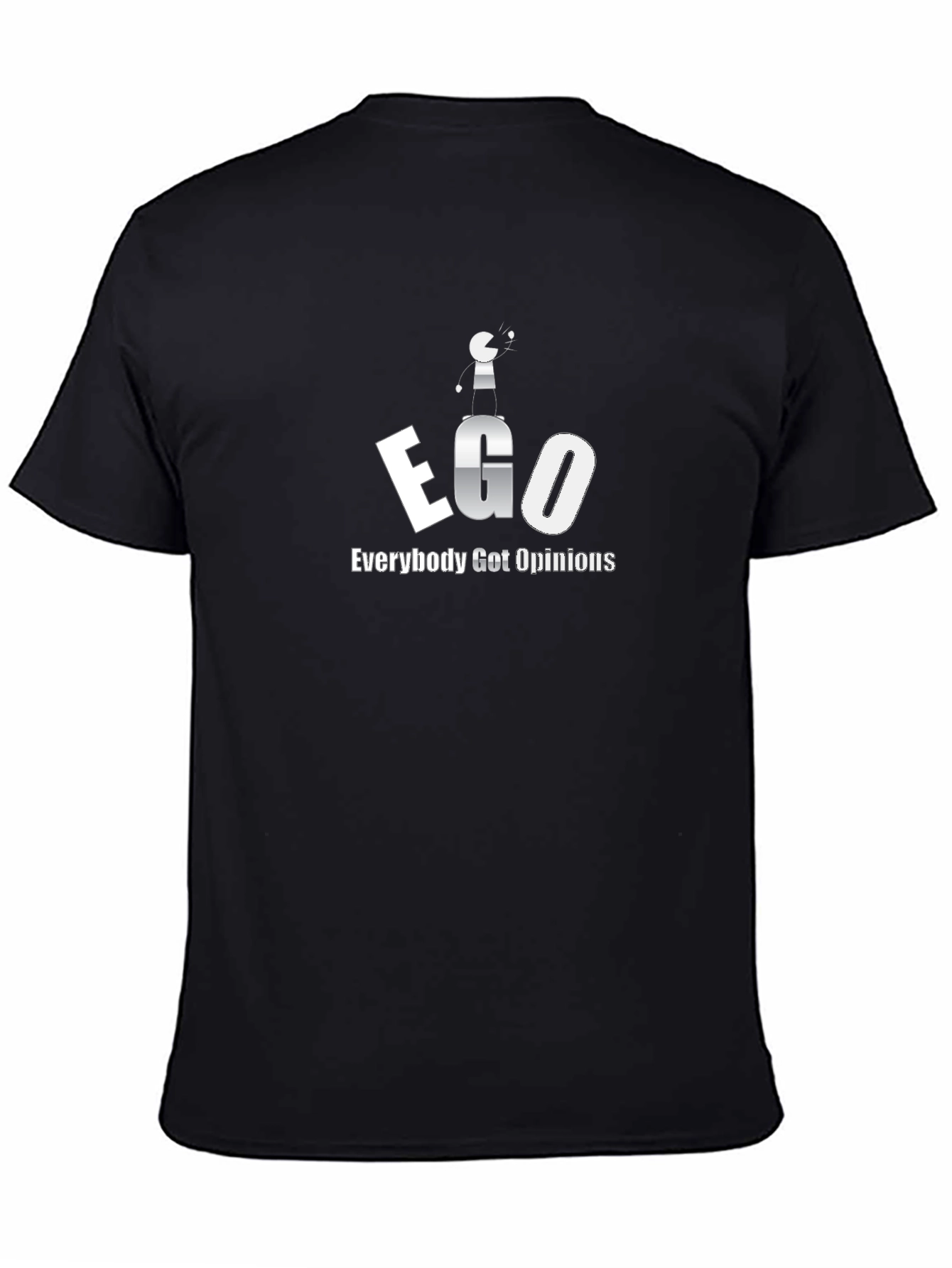 EGO Everybody Get Opinions Graphic T-Shirt