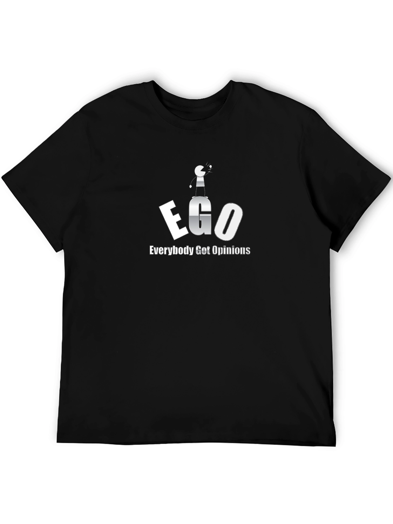 EGO Everybody Get Opinions Graphic T-Shirt