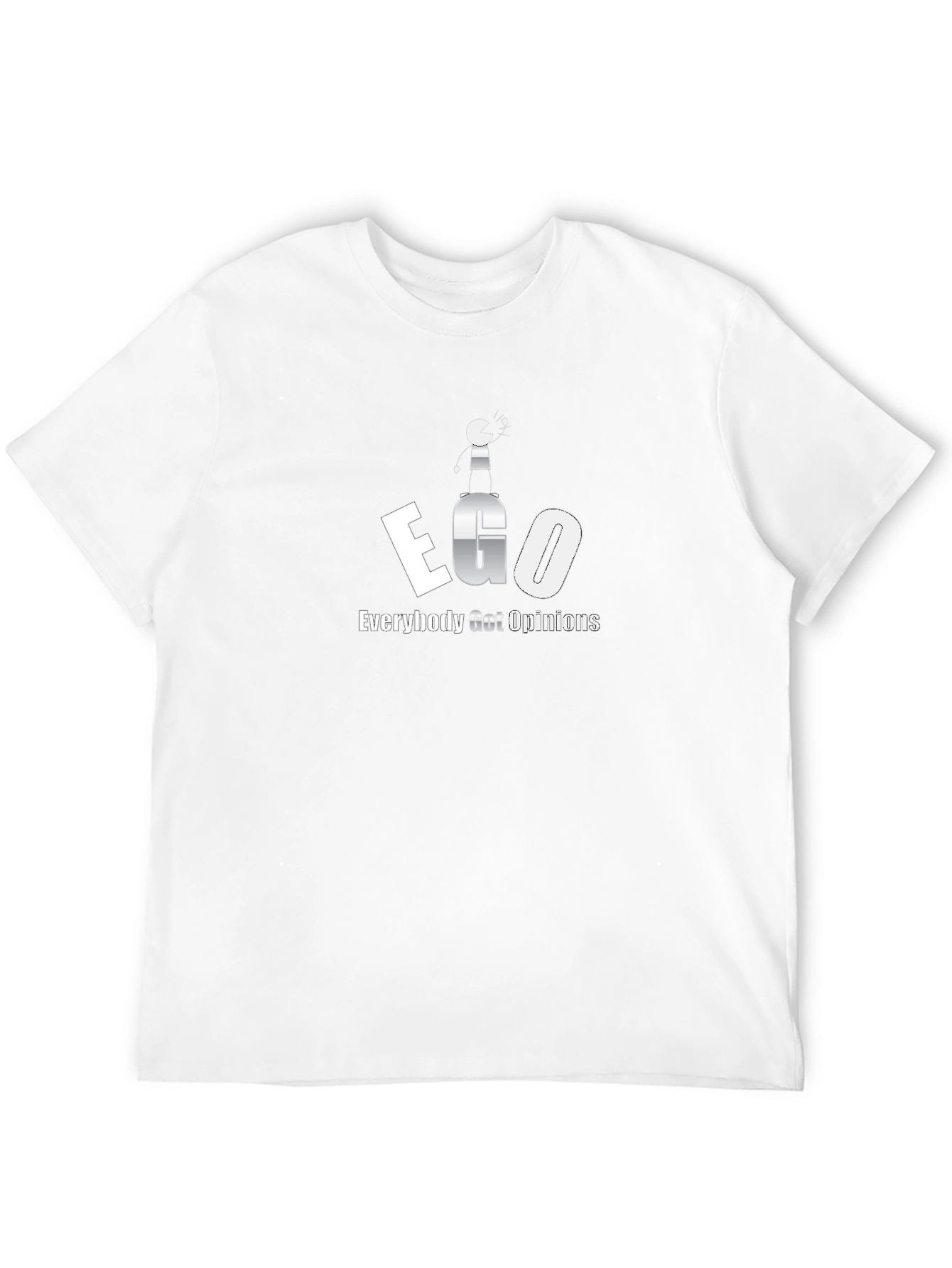 EGO Everybody Get Opinions Graphic T-Shirt