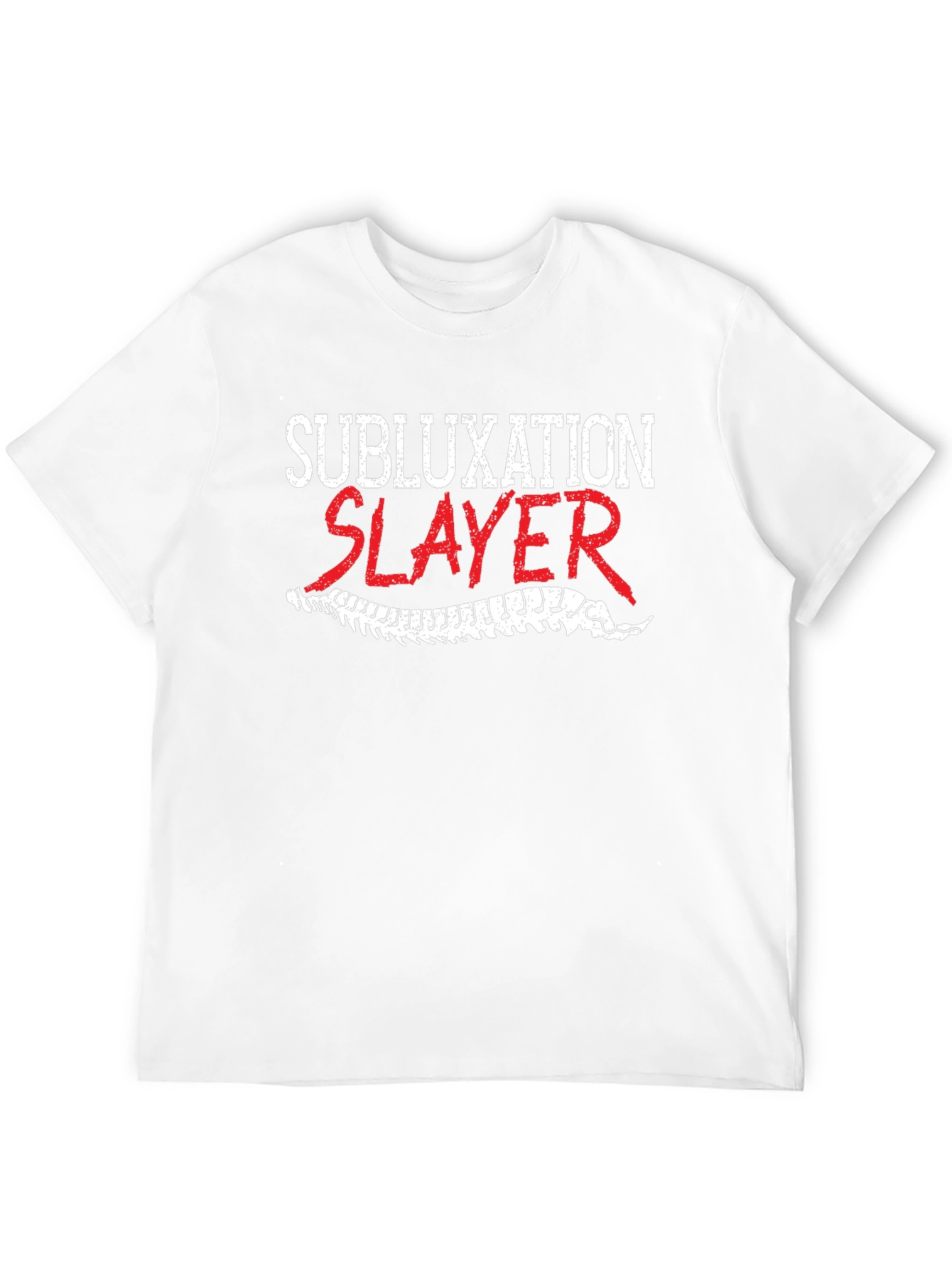 Subluxation Slayer T-Shirt - Chiropractic Humor Tee