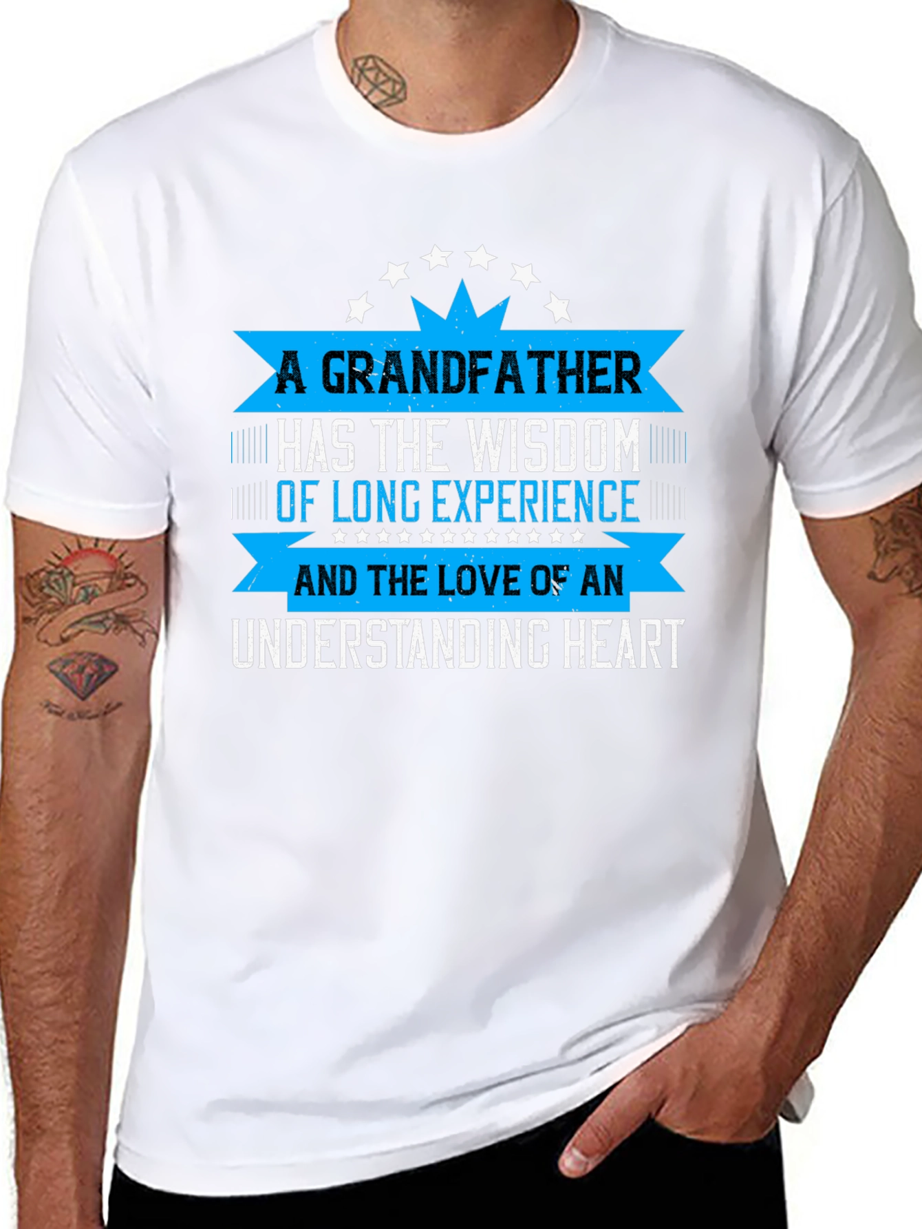 Grandfather Wisdom & Love Graphic T-Shirt