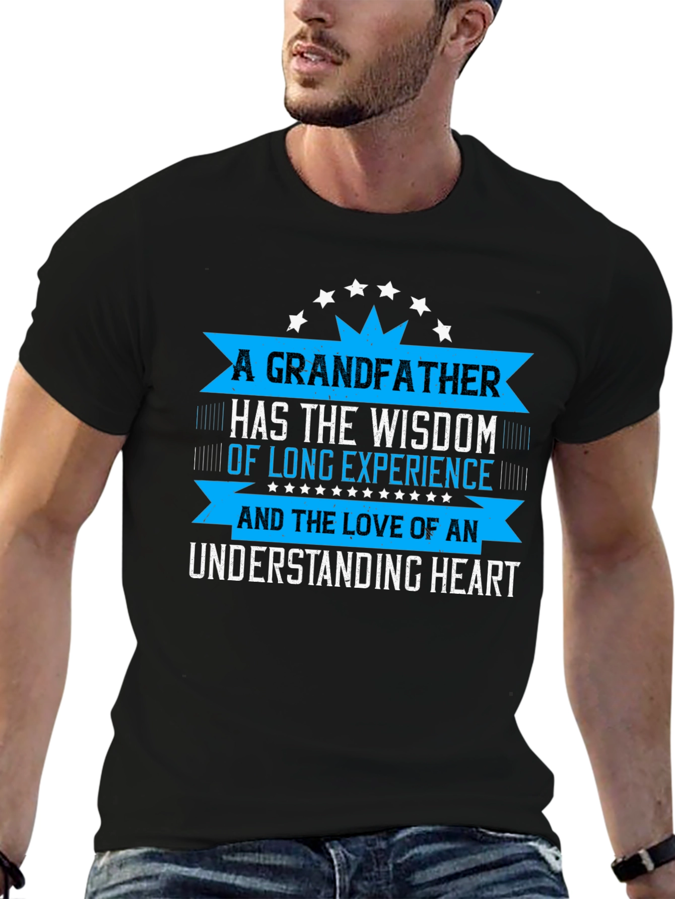 Grandfather Wisdom & Love Graphic T-Shirt