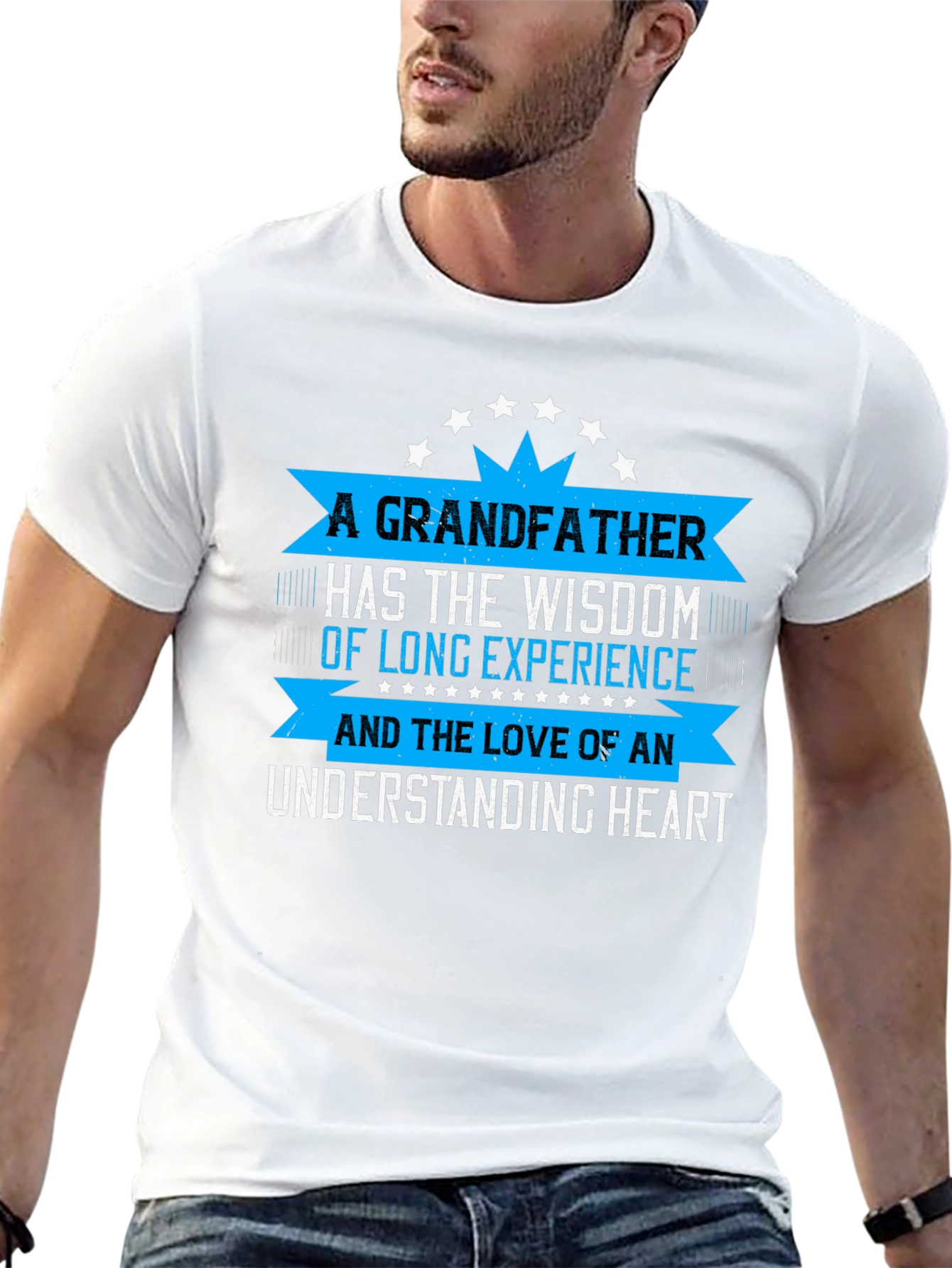 Grandfather Wisdom & Love Graphic T-Shirt
