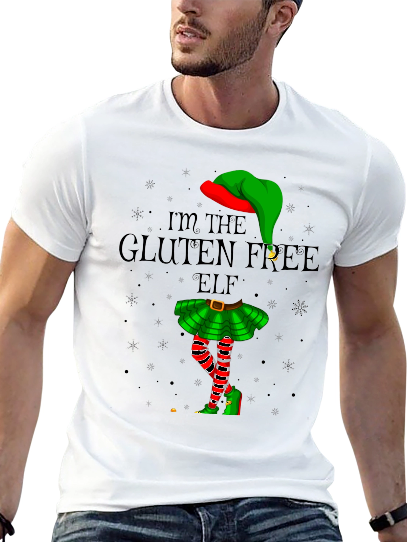 Gluten Free Elf Christmas T-Shirt