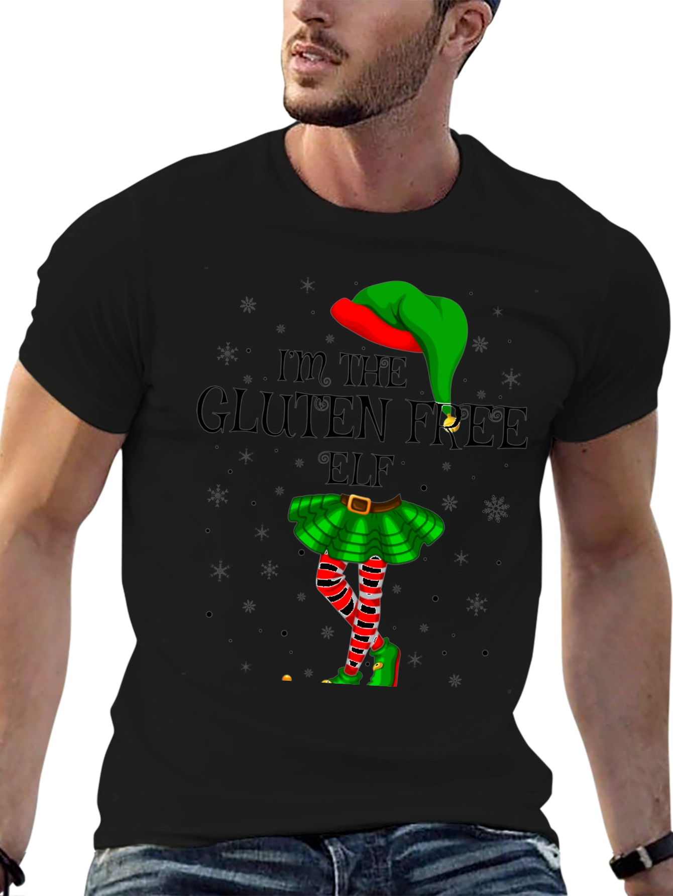 Gluten Free Elf Christmas T-Shirt