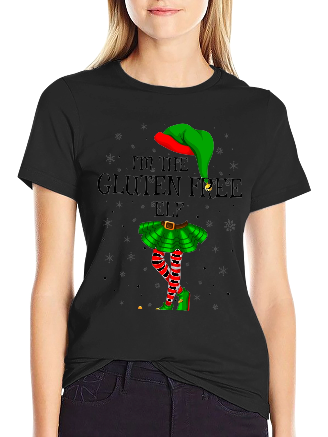 Gluten Free Elf Christmas T-Shirt
