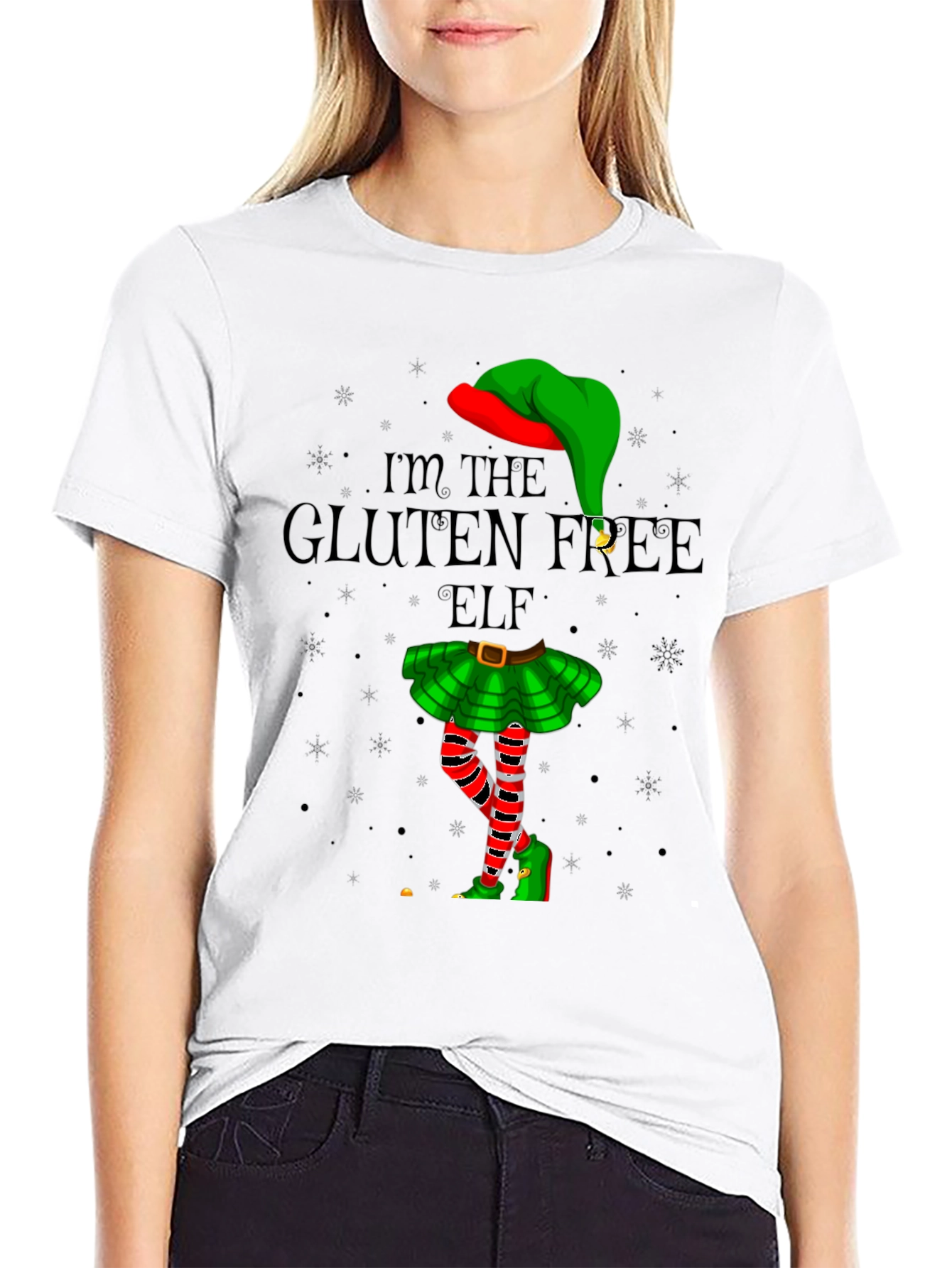 Gluten Free Elf Christmas T-Shirt