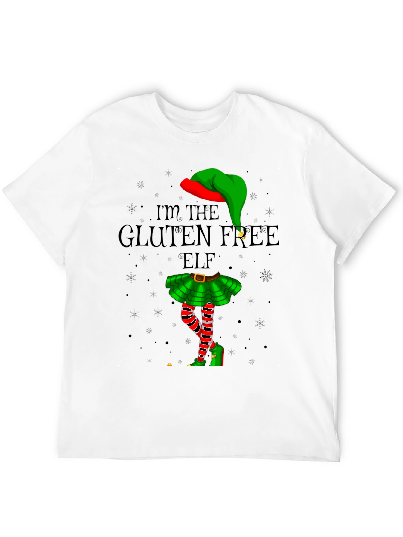 Gluten Free Elf Christmas T-Shirt