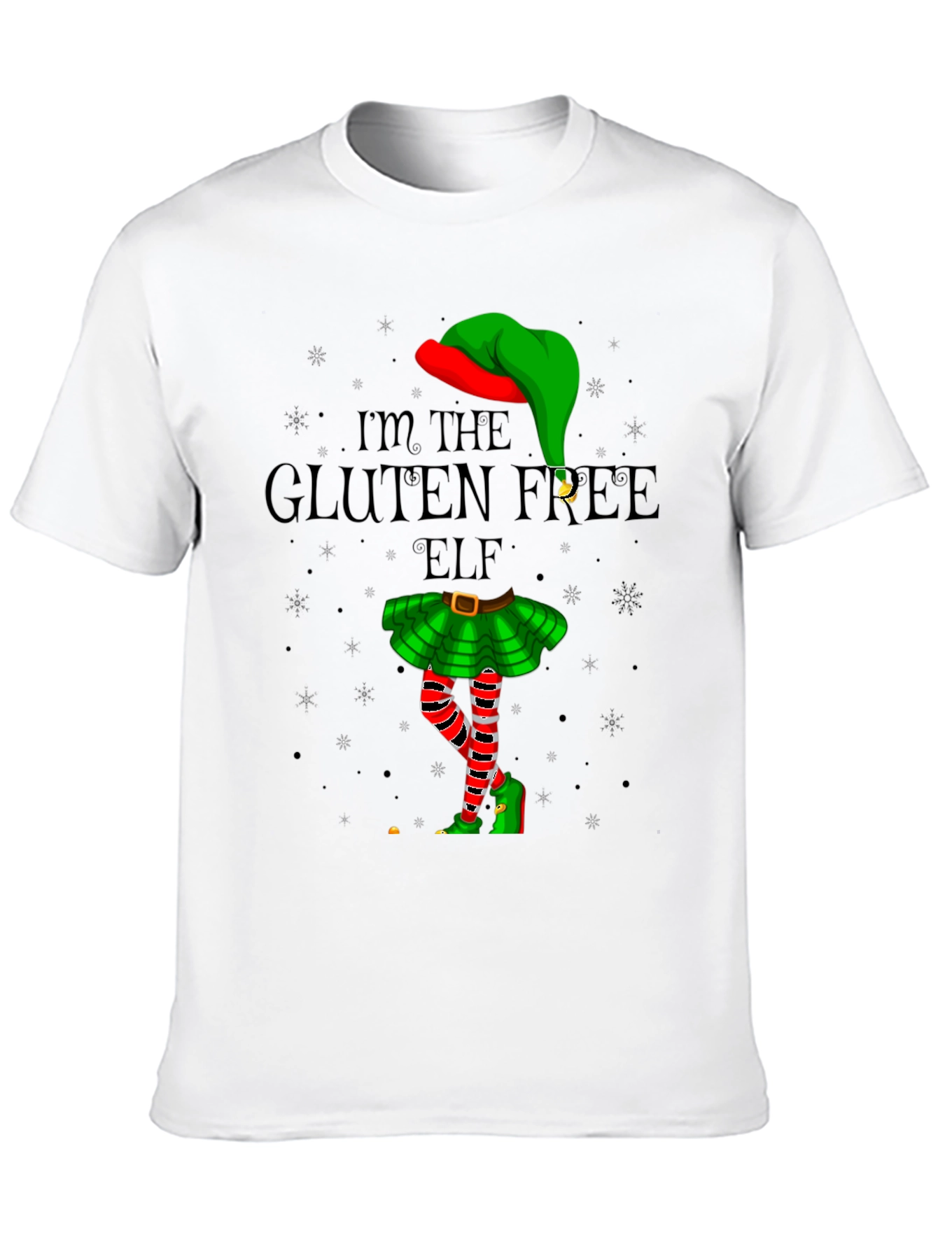 Gluten Free Elf Christmas T-Shirt