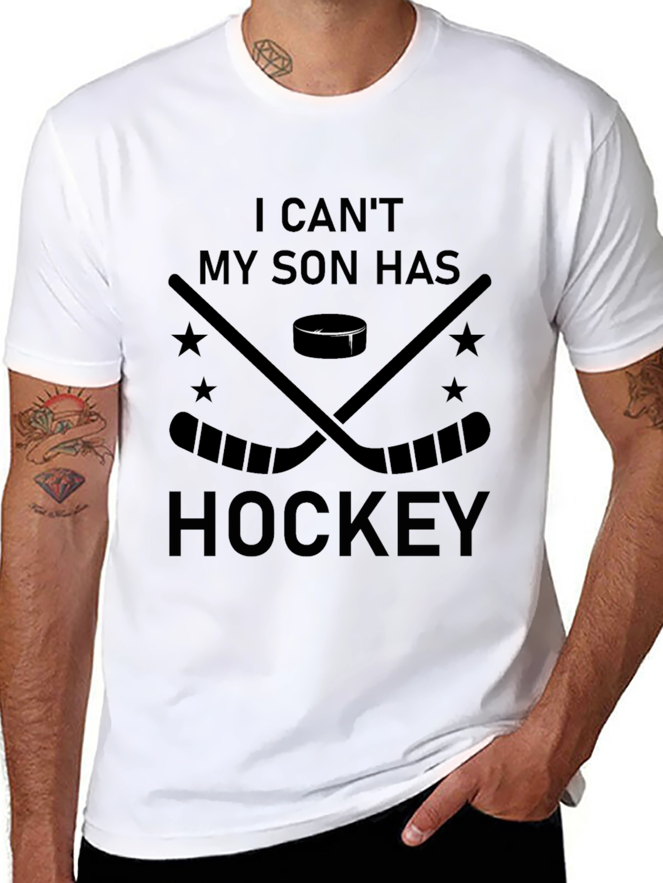 Hockey Son T-Shirt - Game Day Dad Tee