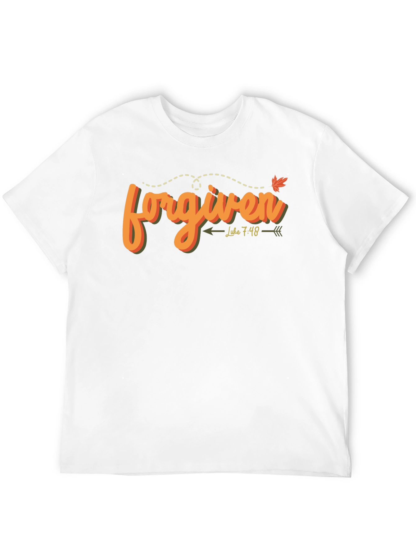 Forgiven Luke 7:48 Graphic Tee