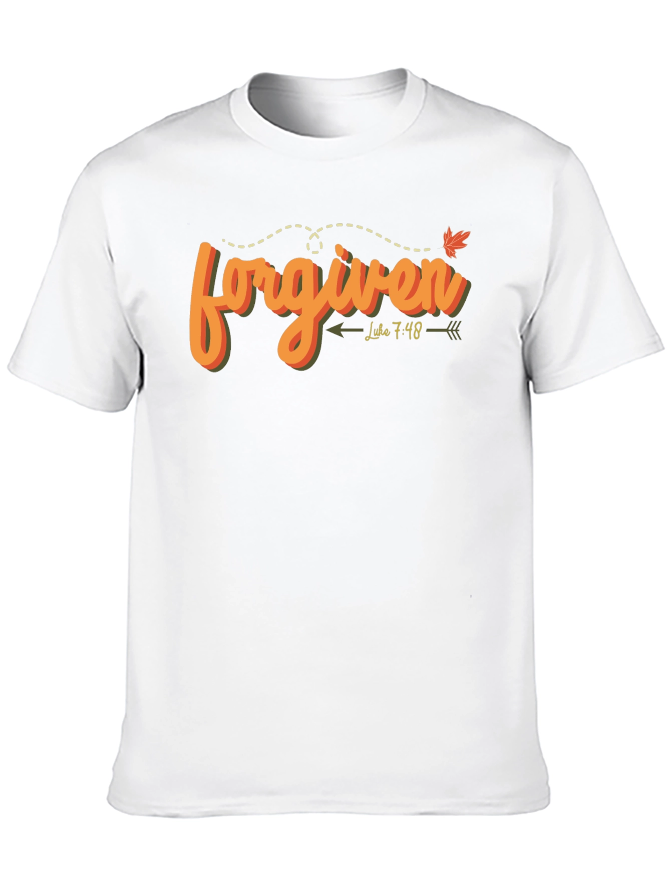 Forgiven Luke 7:48 Graphic Tee