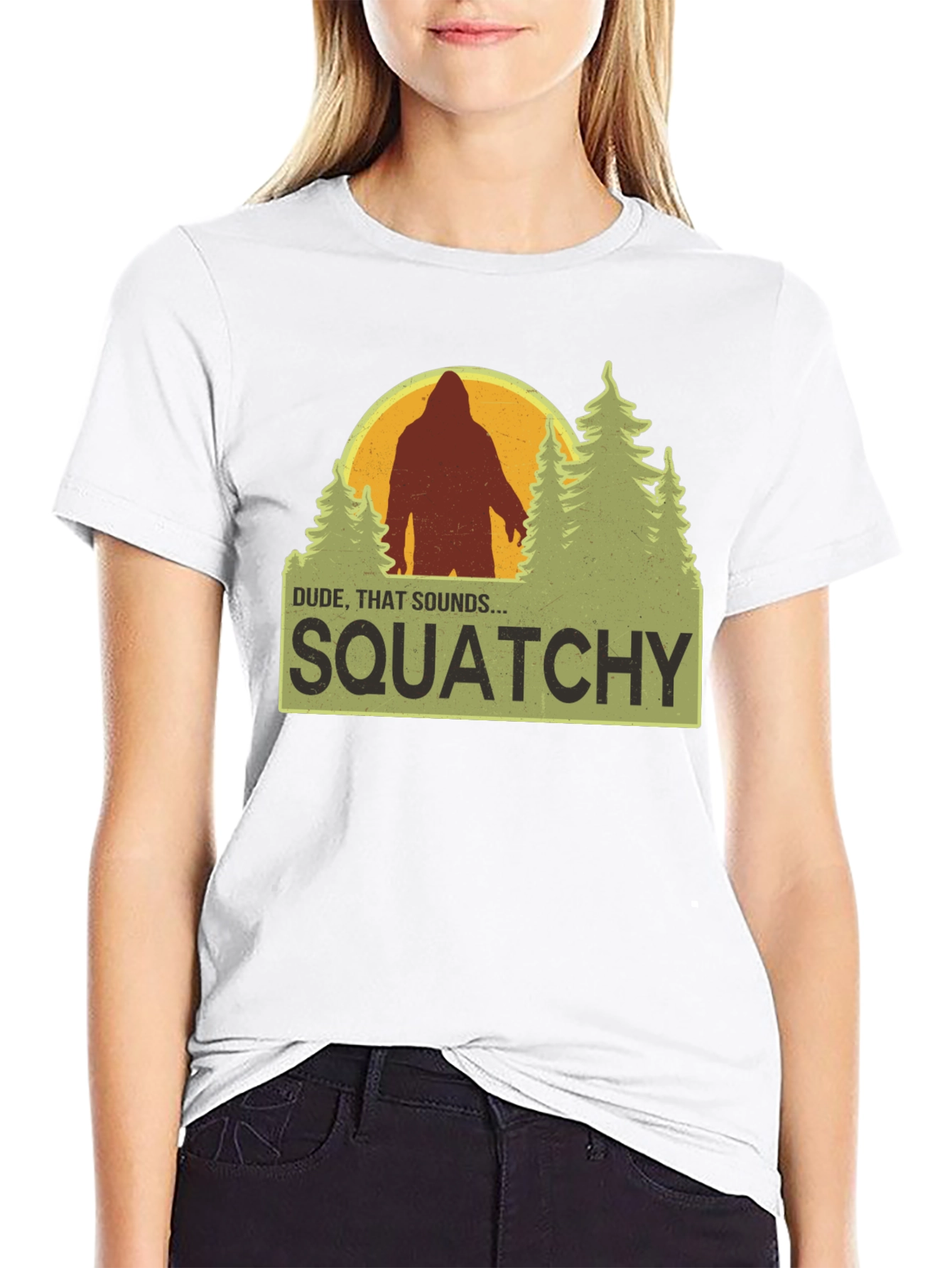 Squatchy T-Shirt Bigfoot Humor Tee