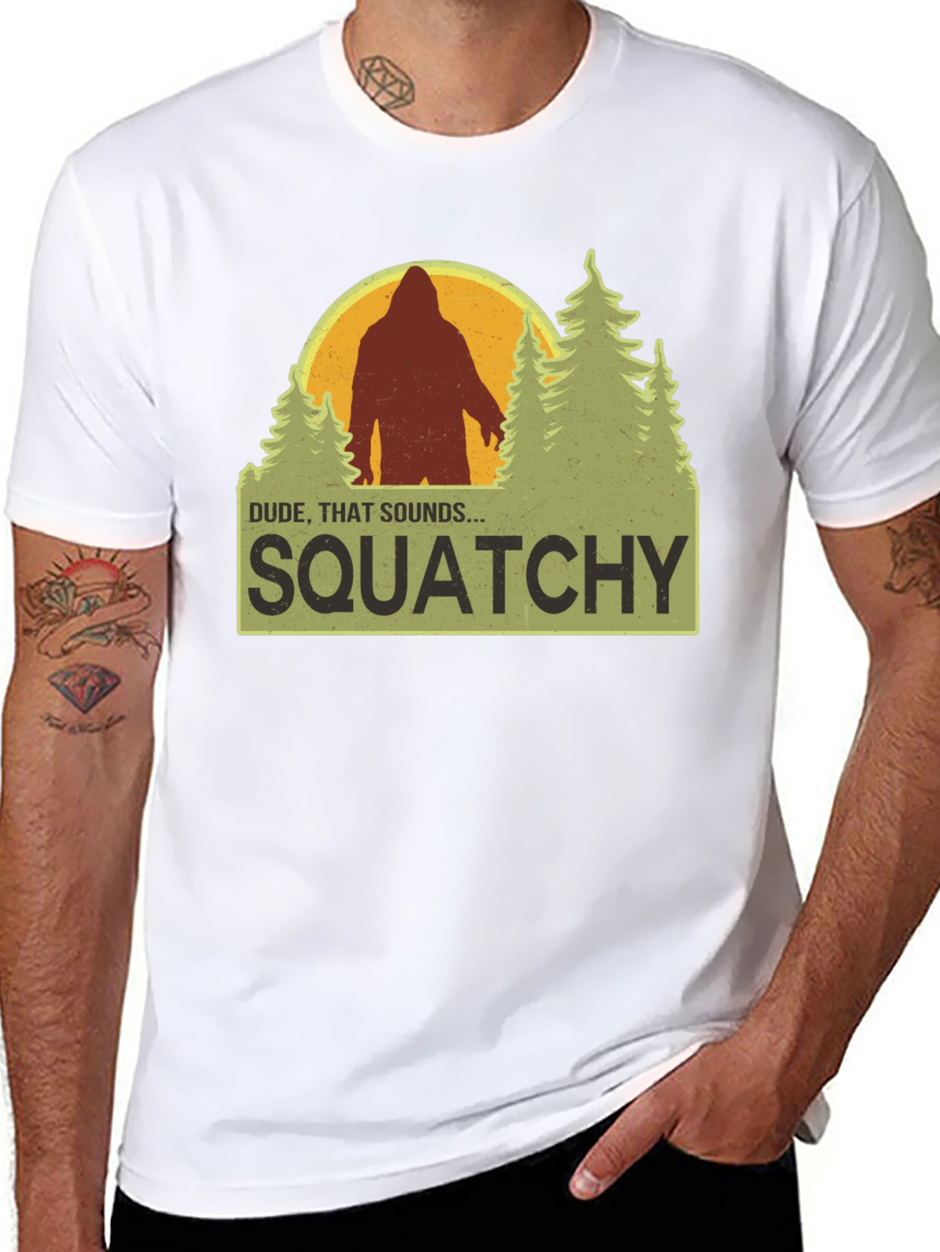 Squatchy T-Shirt Bigfoot Humor Tee