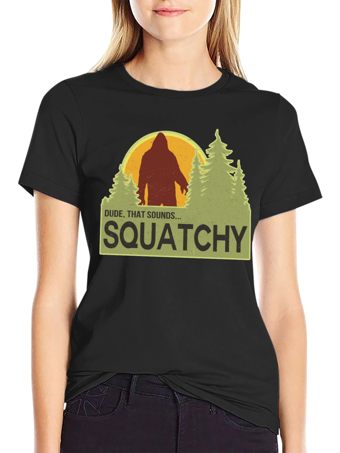 Squatchy T-Shirt Bigfoot Humor Tee