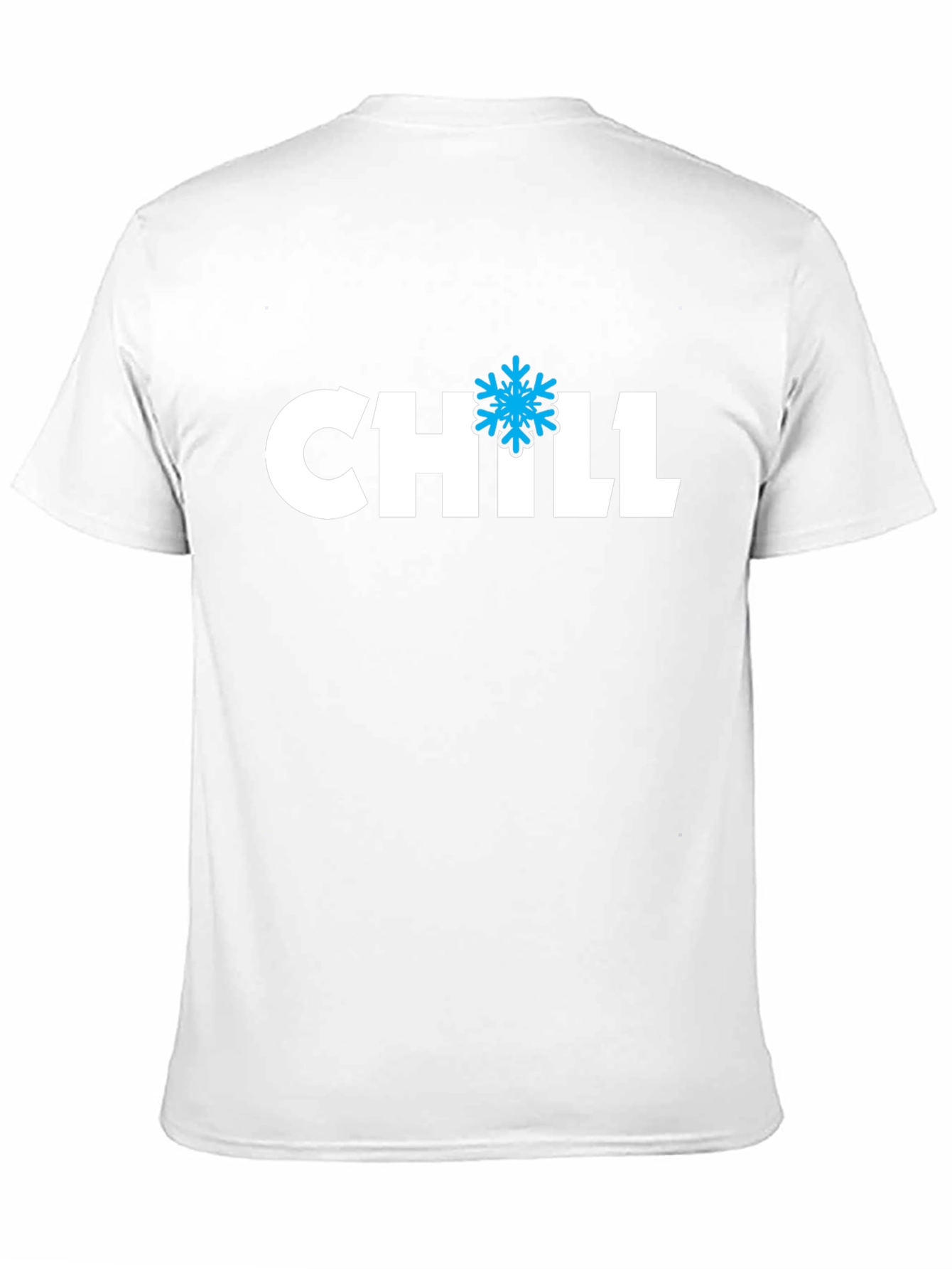 Chill Snowflake Graphic Black T-Shirt