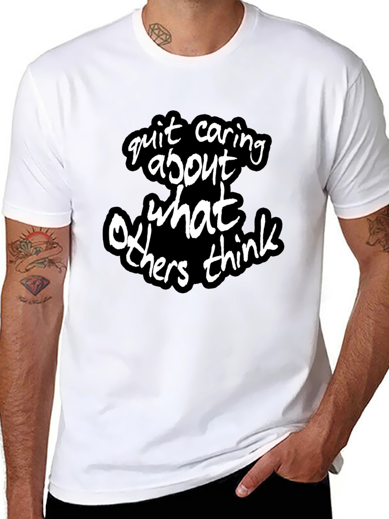 Quit Caring What Others Think - Statement T-Shirt