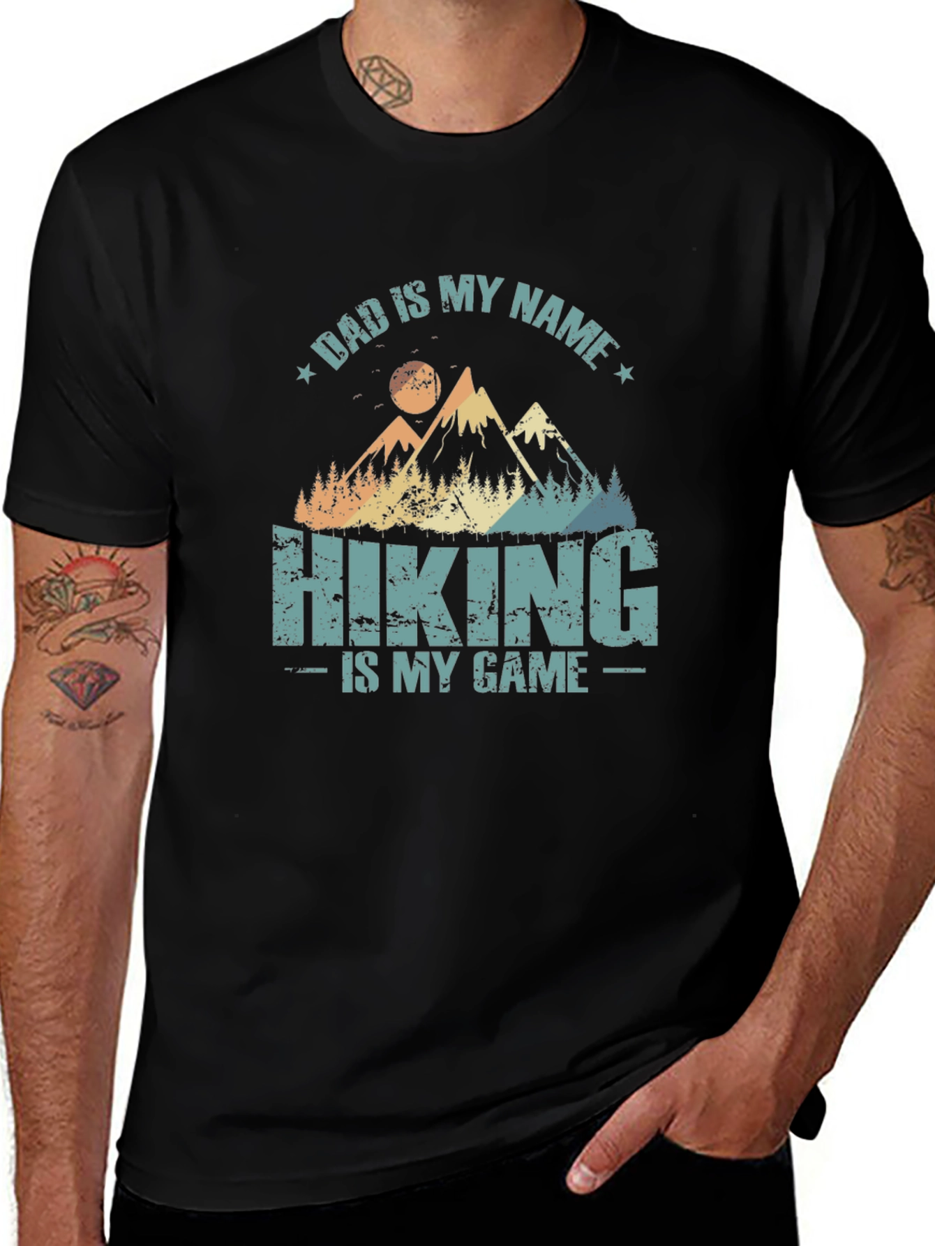 Dad is My Name Hiking T-Shirt