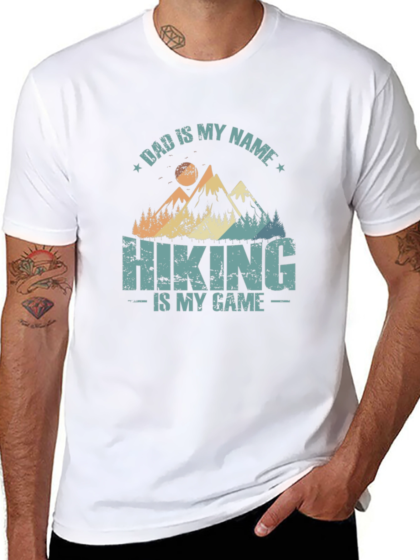 Dad is My Name Hiking T-Shirt