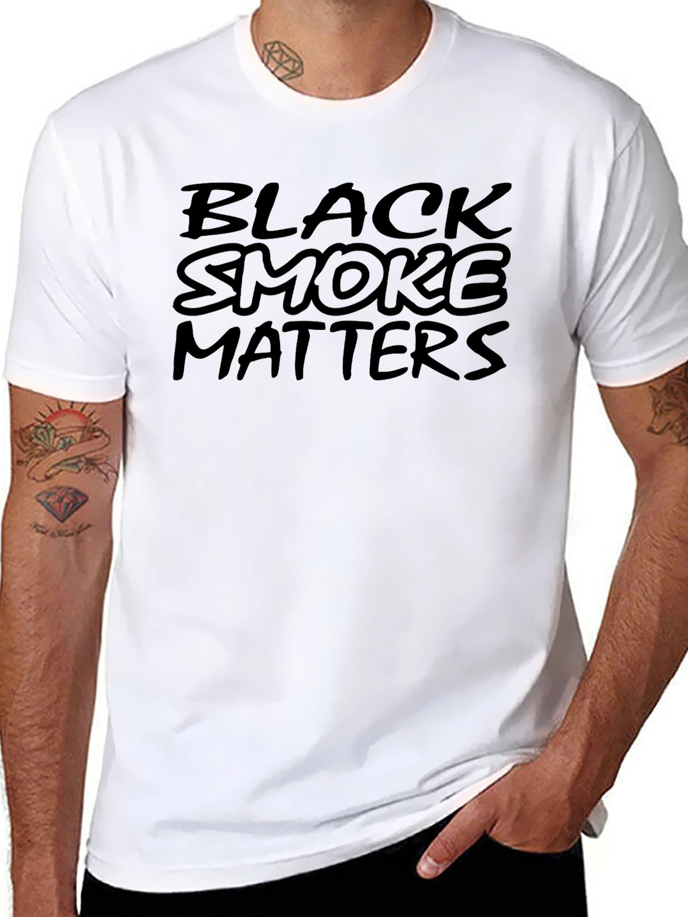 Black Smoke Matters Graphic T-Shirt