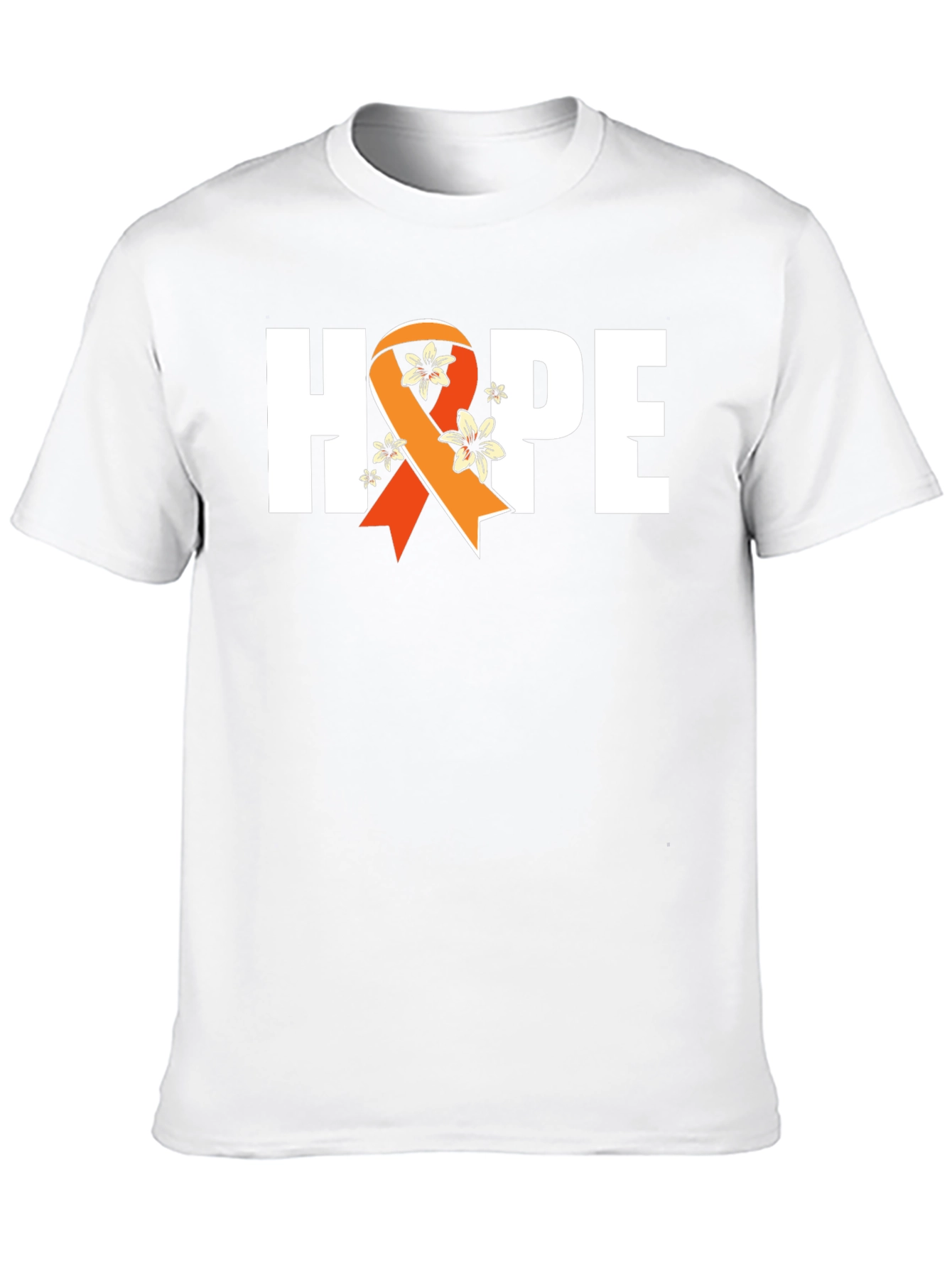 Hope Awareness Ribbon Graphic T-Shirt