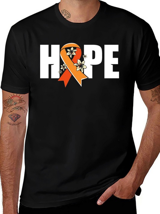 Hope Awareness Ribbon Graphic T-Shirt