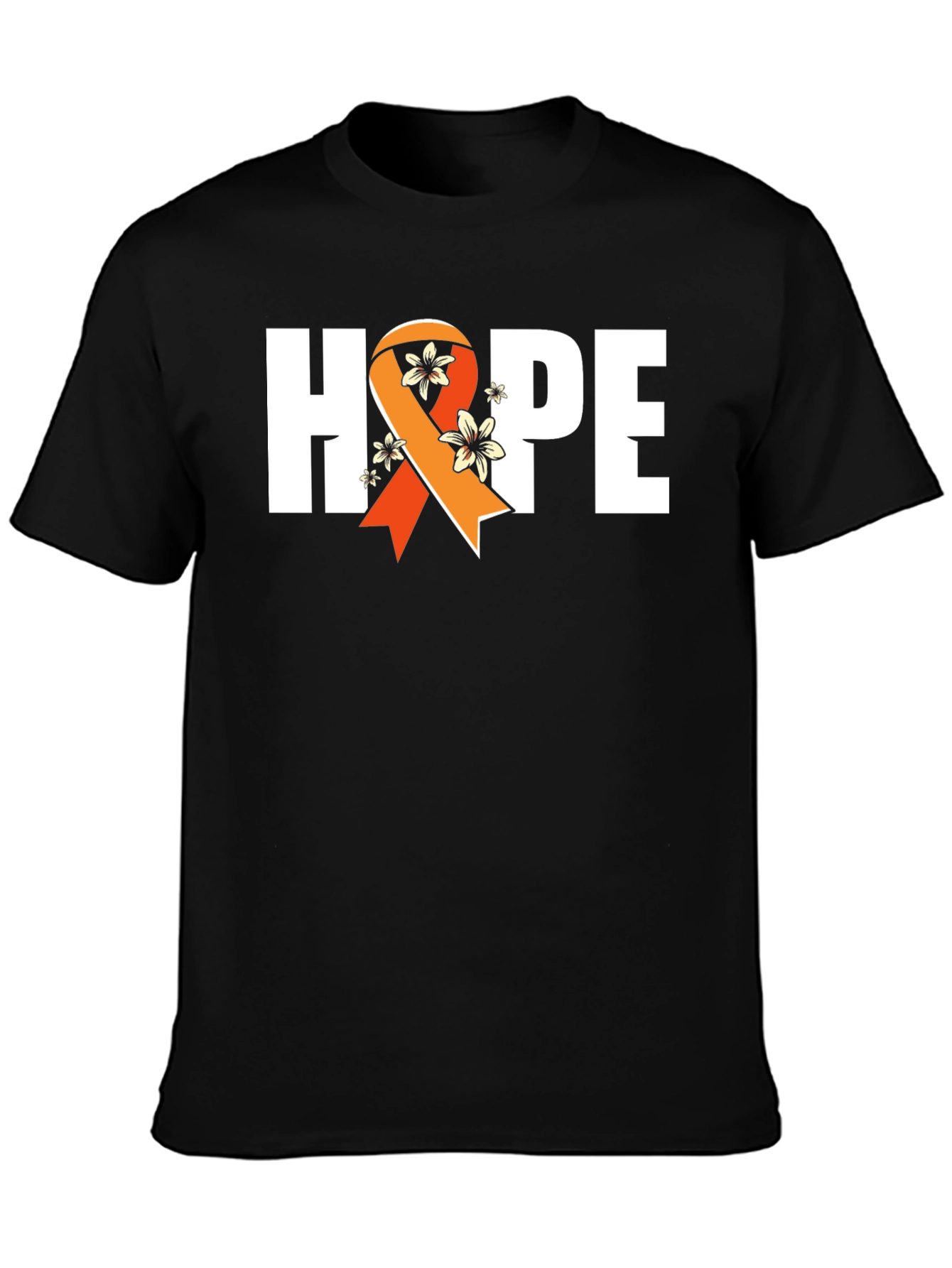 Hope Awareness Ribbon Graphic T-Shirt