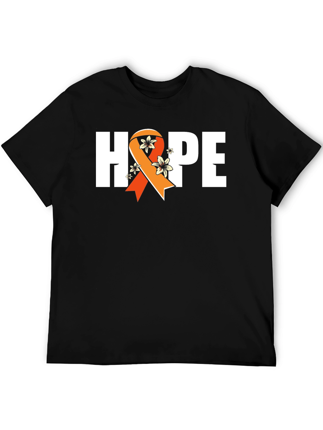 Hope Awareness Ribbon Graphic T-Shirt