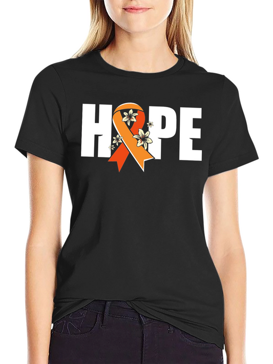 Hope Awareness Ribbon Graphic T-Shirt