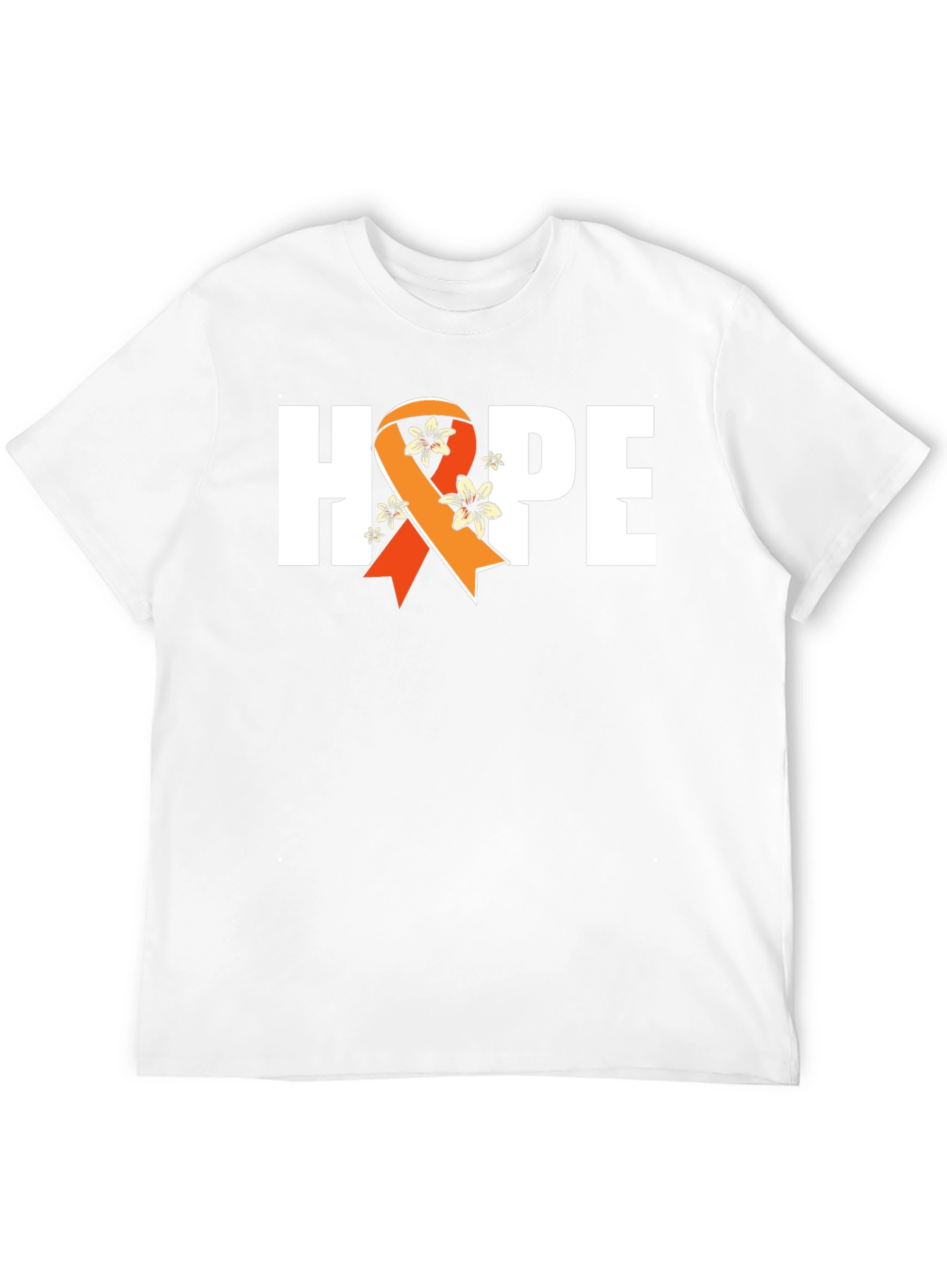 Hope Awareness Ribbon Graphic T-Shirt