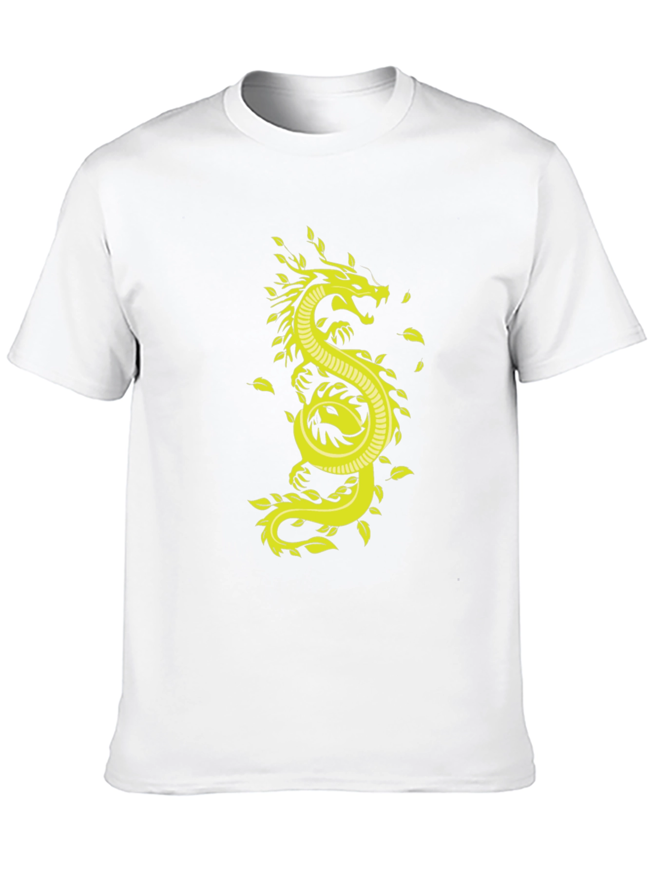 Dragon Graphic Tee - Stylish Mens Black T-Shirt