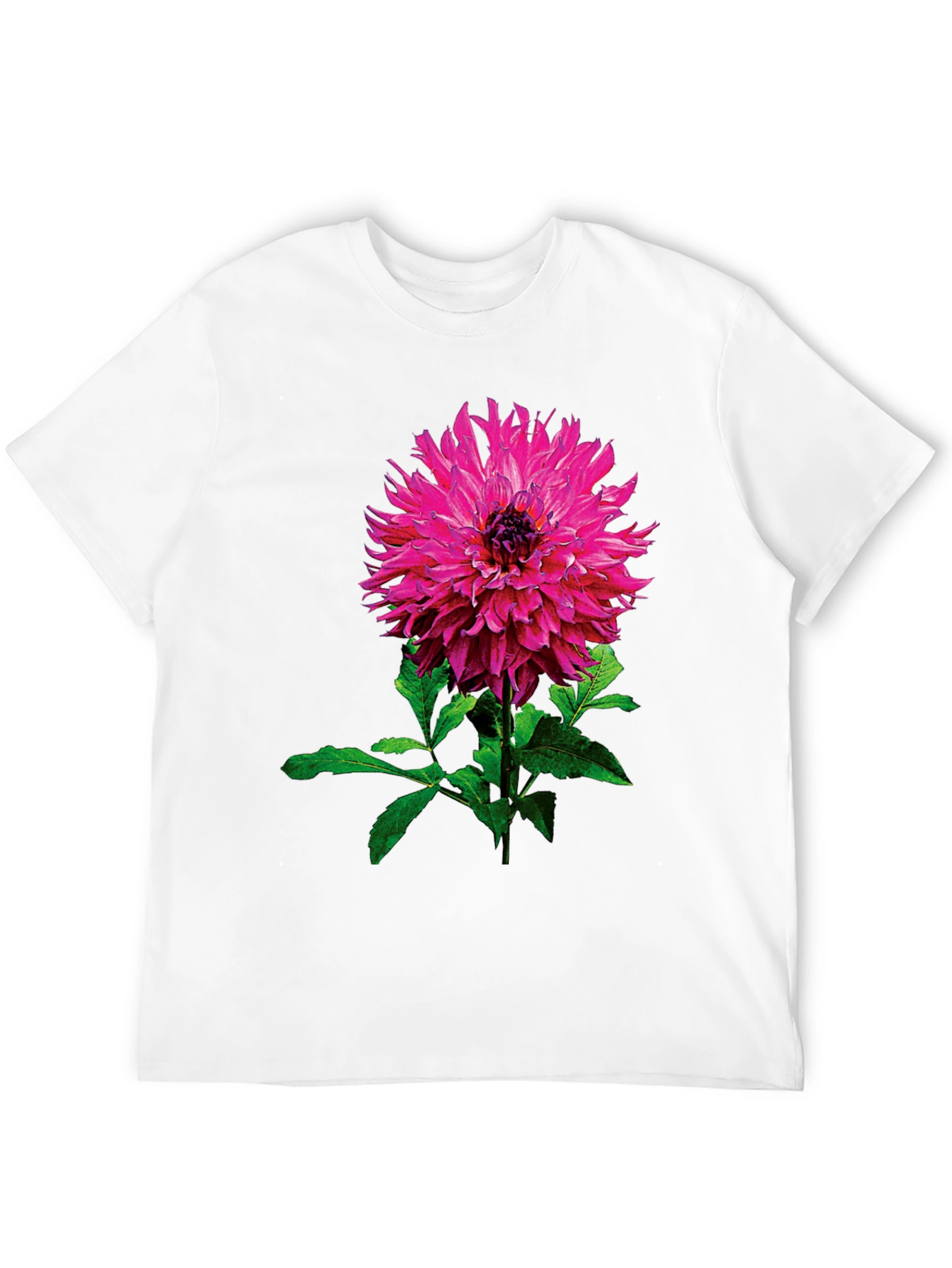 Floral Print T-Shirt - Stylish Pink Flower Design